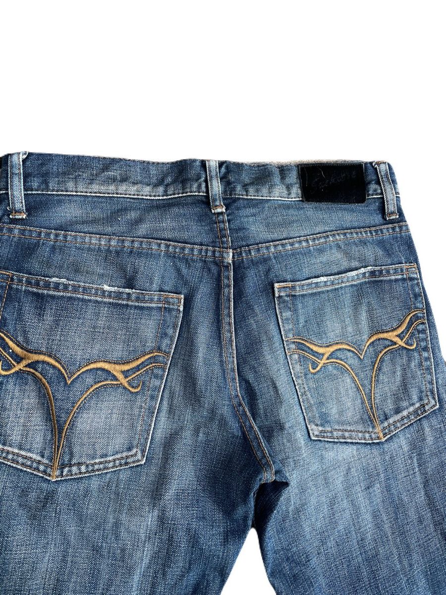 If Six Was Nine 2000s Jackrose Distressed Dirty Jeans Vkei Japanese archive Size US 30 / EU 46 - 5 Thumbnail