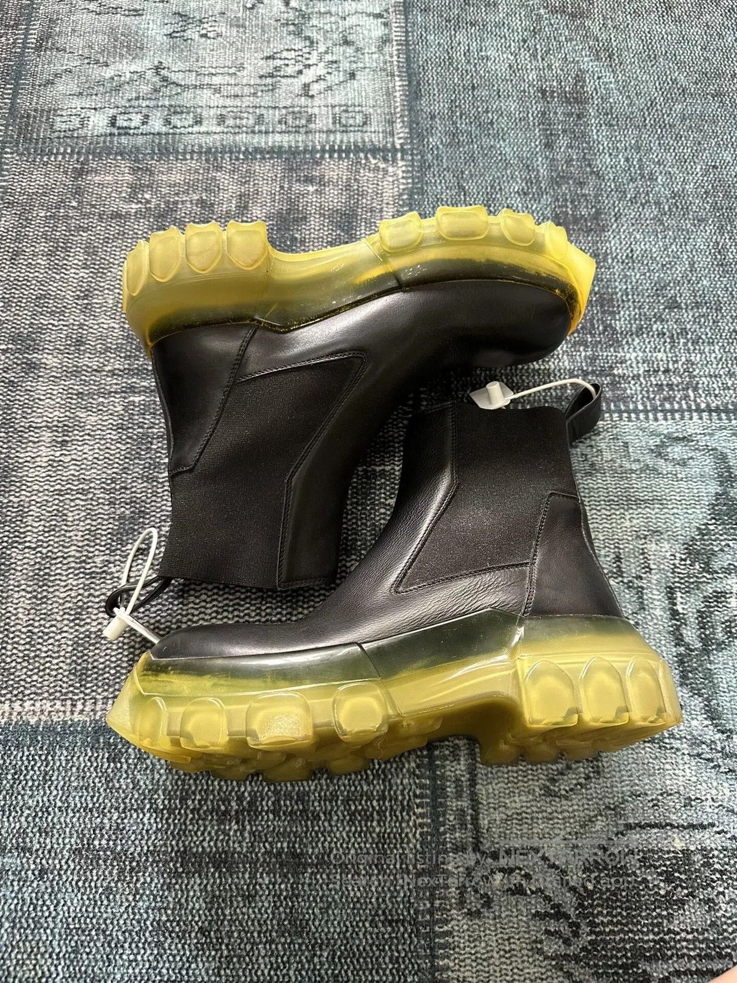 Rick Owens Rick Owens Transparent Chelsea Boots. Size US 5 / IT 35 - 4 Thumbnail