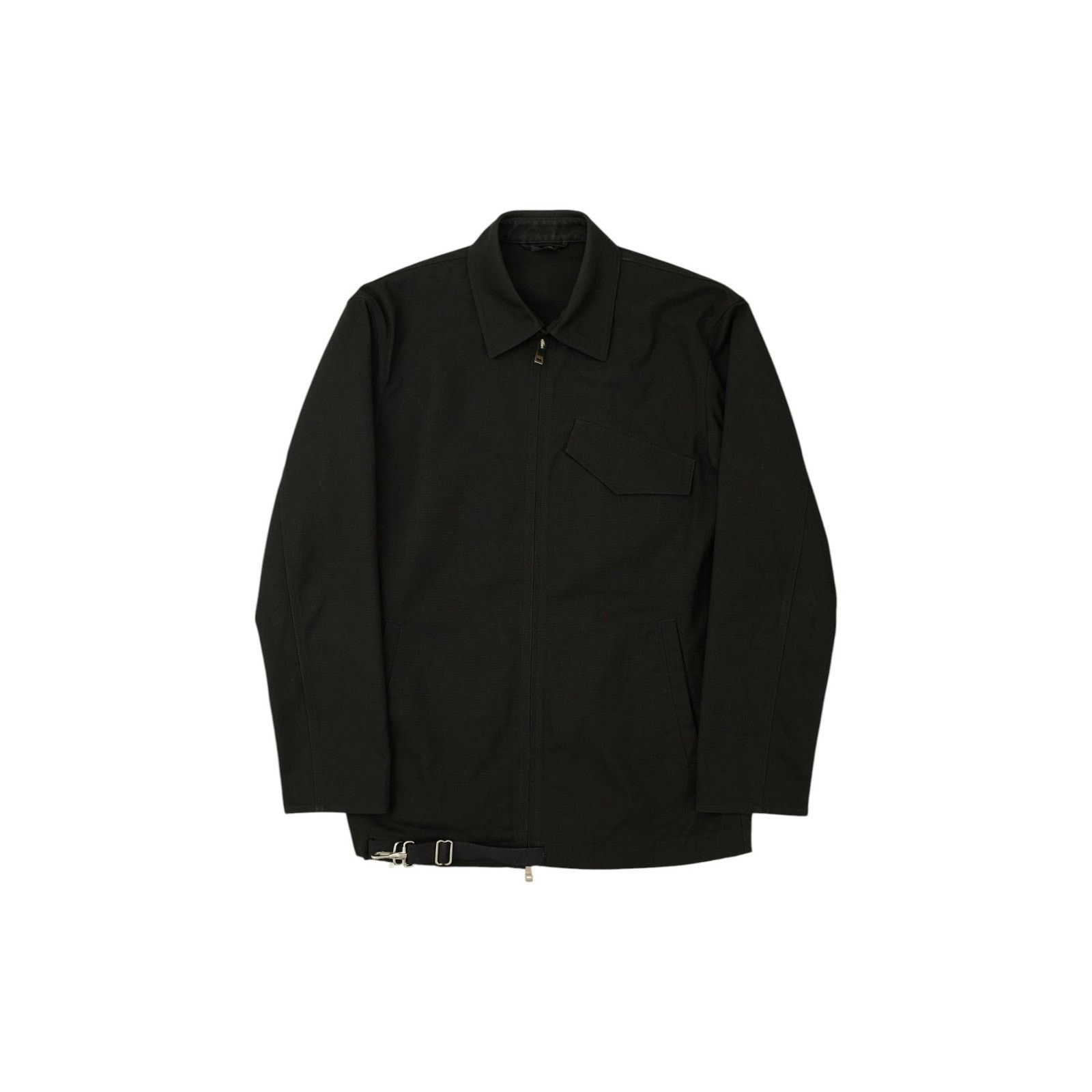 Black Buckle Work Jacket