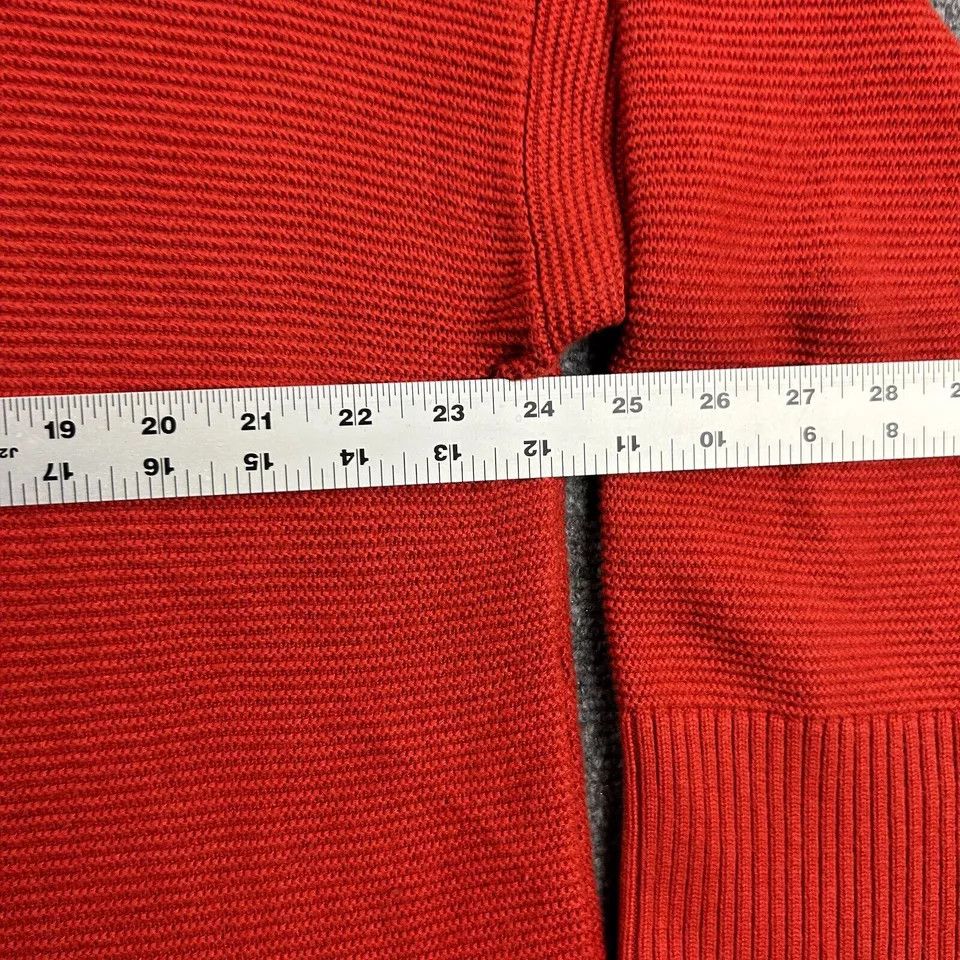 Talbots Talbots Sweater Womens 2X Red Mock Neck Tunic Casual Rayon Size XXL / US 16-18 / IT 52-54 - 4 Thumbnail