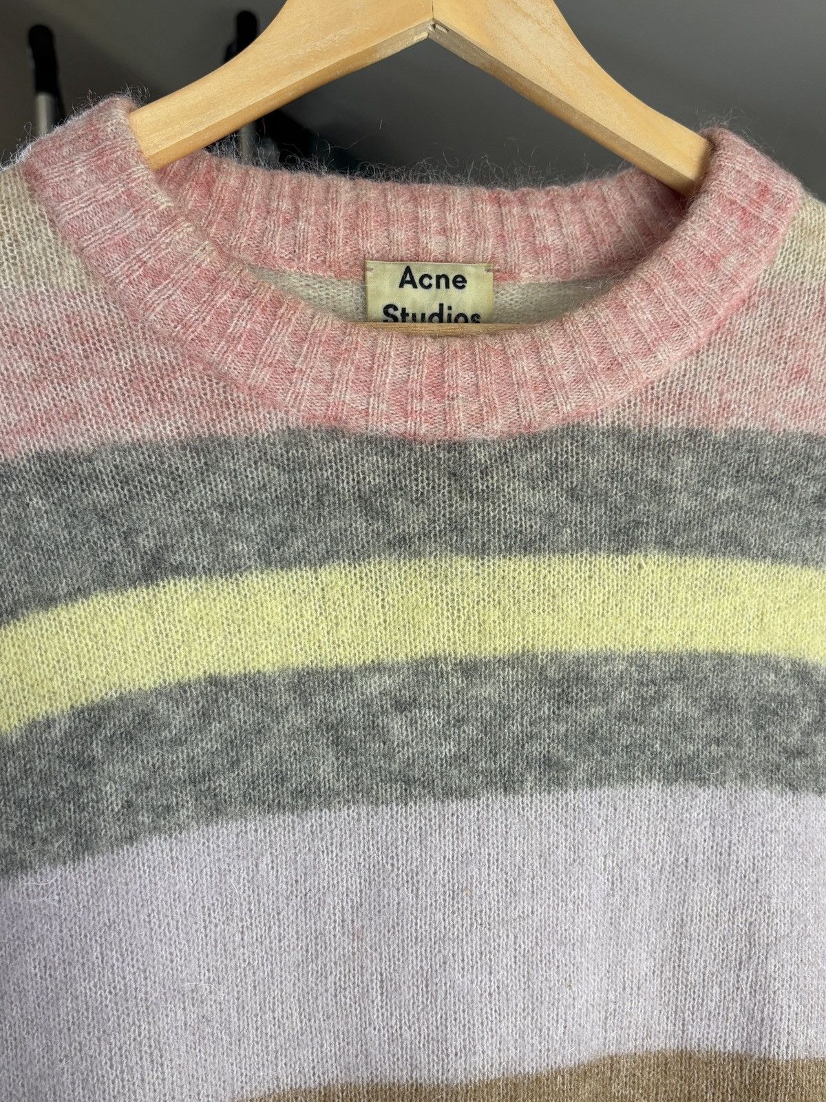 Acne Studios Acne Studios Mohair Striped Vintage Rainbow Sweater Size US XS / EU 42 / 0 - 3 Thumbnail