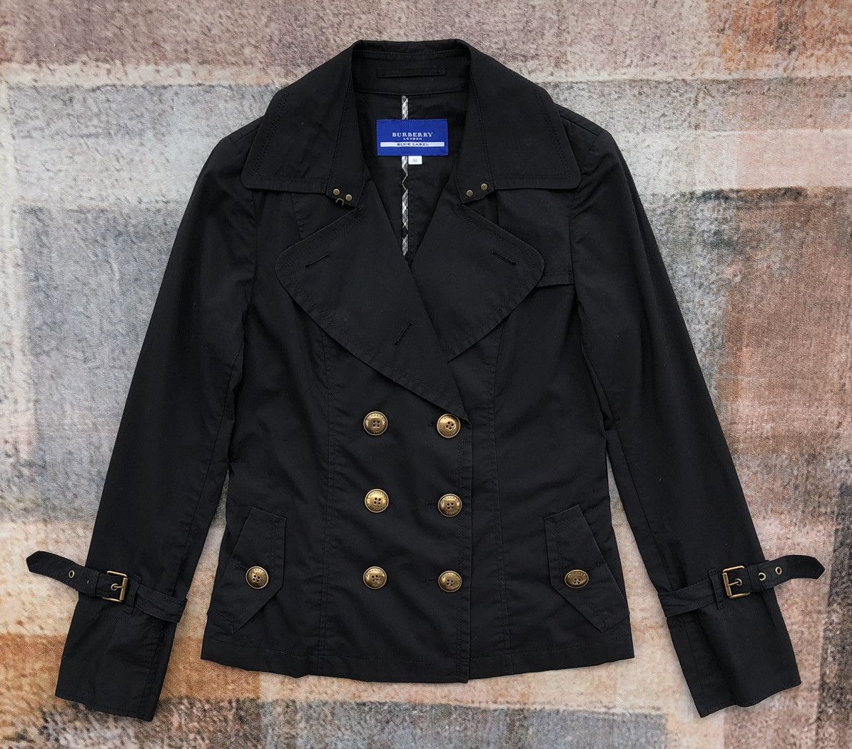 Burberry Burberry London Blue Label Gold Button Peacoat Women Jacket Size S / US 4 / IT 40 - 11 Thumbnail