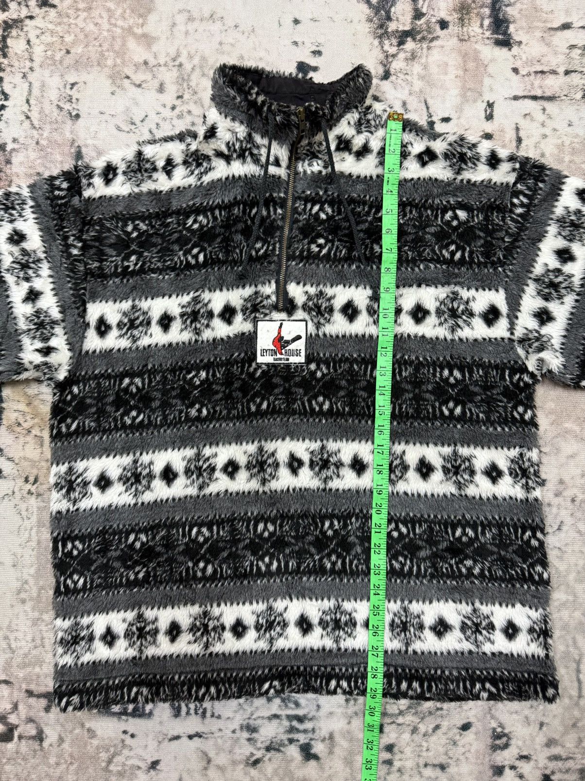 Japanese Brand VINTAGE 90s LEYTON HOUSE RACING TEAM SHERPA FLEECE HALFZIPER Size US L / EU 52-54 / 3 - 12 Thumbnail