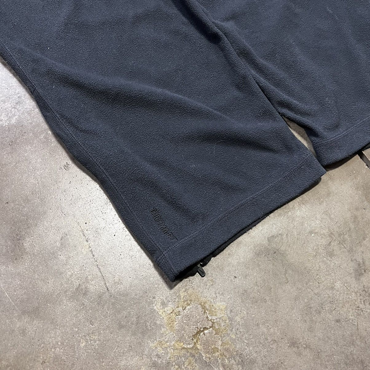 Nike × Vintage Vintage Y2K Nike Mini Swoosh Fleece Sweatpants Baggy Drill Size US 32 / EU 48 - 7 Thumbnail