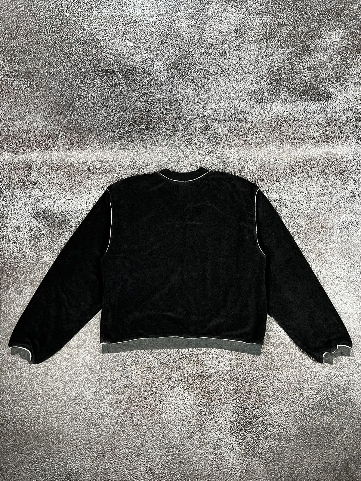 Nike × Vintage Nike 90s velvet swoosh center big logo sweatshirt spellout Size US XS / EU 42 / 0 - 7 Thumbnail