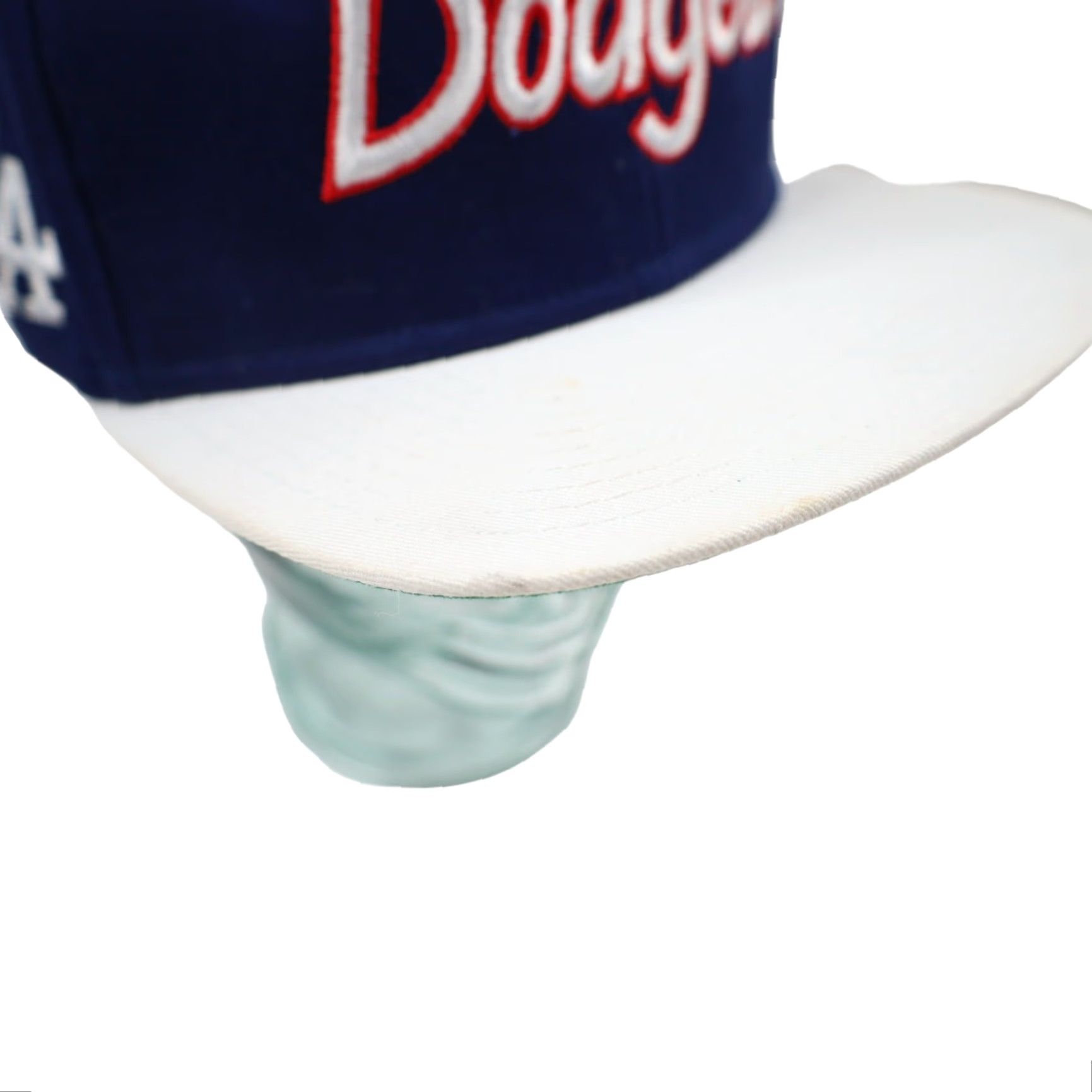 Sports Specialties VINTAGE Sports Specialties Dodgers Script Spellout Snapback Hat Mens One Size Blue Dodgers Script Spellout Snapback Hat Size ONE SIZE - 4 Thumbnail