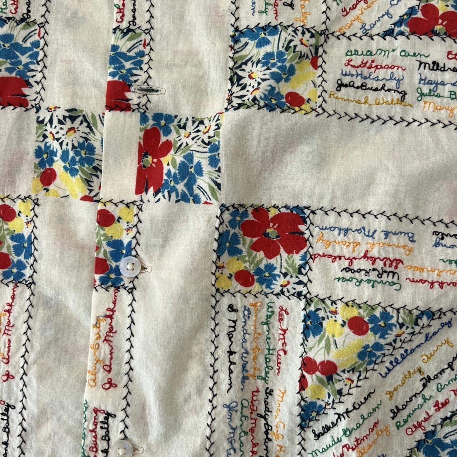 Other Bode Embroidered Patchwork Shirt Size US M / EU 48-50 / 2 - 6 Thumbnail