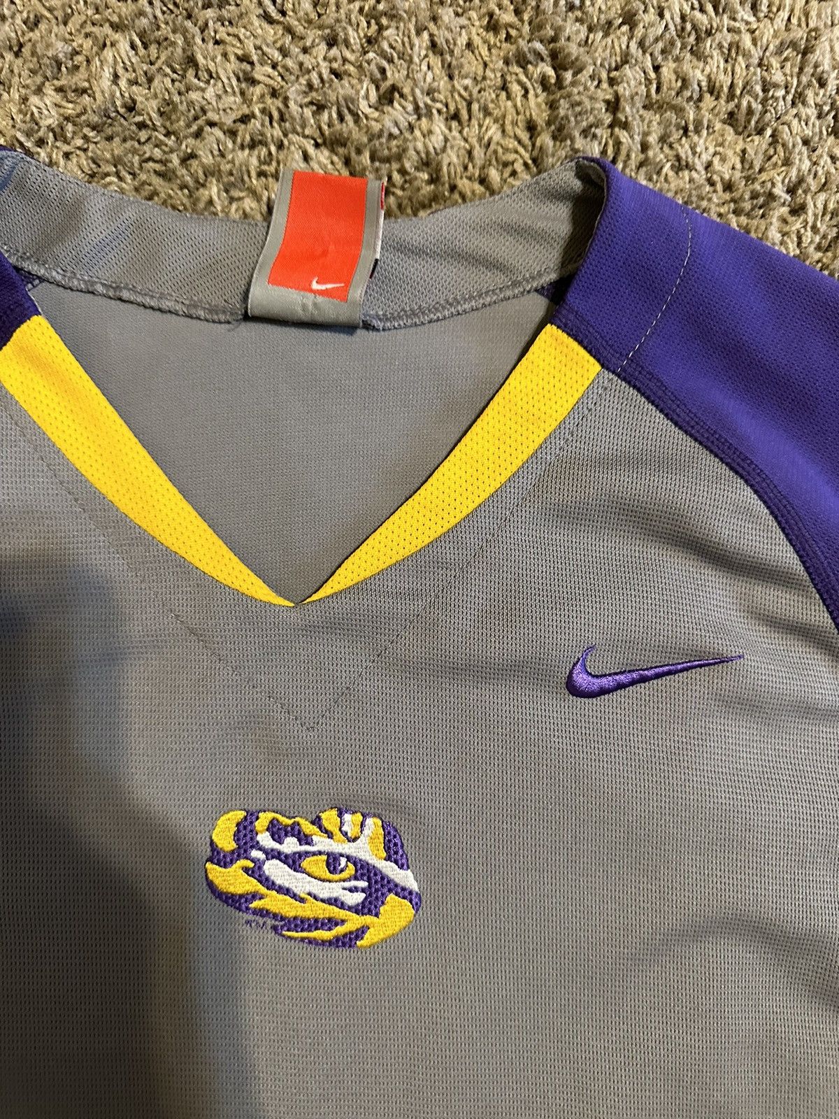 NCAA × Nike × Vintage Vintage NCAA Nike LSU Tigers shirt 90s size large Size US L / EU 52-54 / 3 - 2 Thumbnail