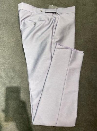 image of Tom Ford O1W1Db10124 Silk Blend Dress Pant In Silver, Men's (Size 36)