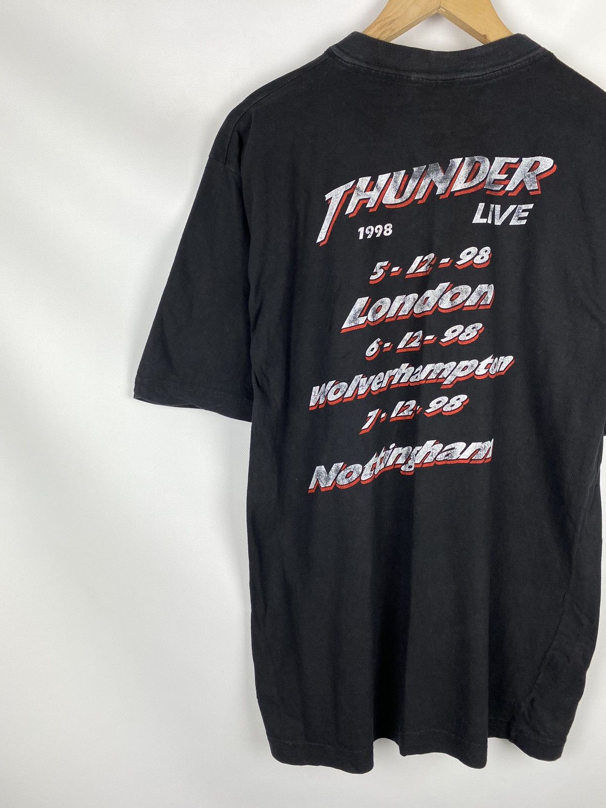 Band Tees Thunder Live vintage band heavy metal rock tour 1998 t shirt Size US XL / EU 56 / 4 - 12 Thumbnail