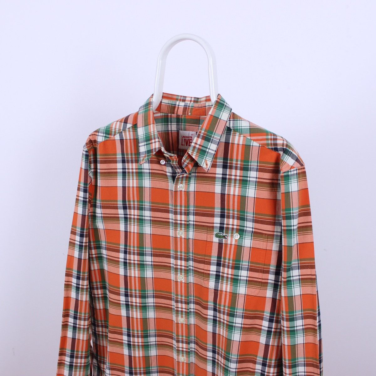 Lacoste Vintage Lacoste Live Long Sleeve Shirt Size US M / EU 48-50 / 2 - 1 Thumbnail