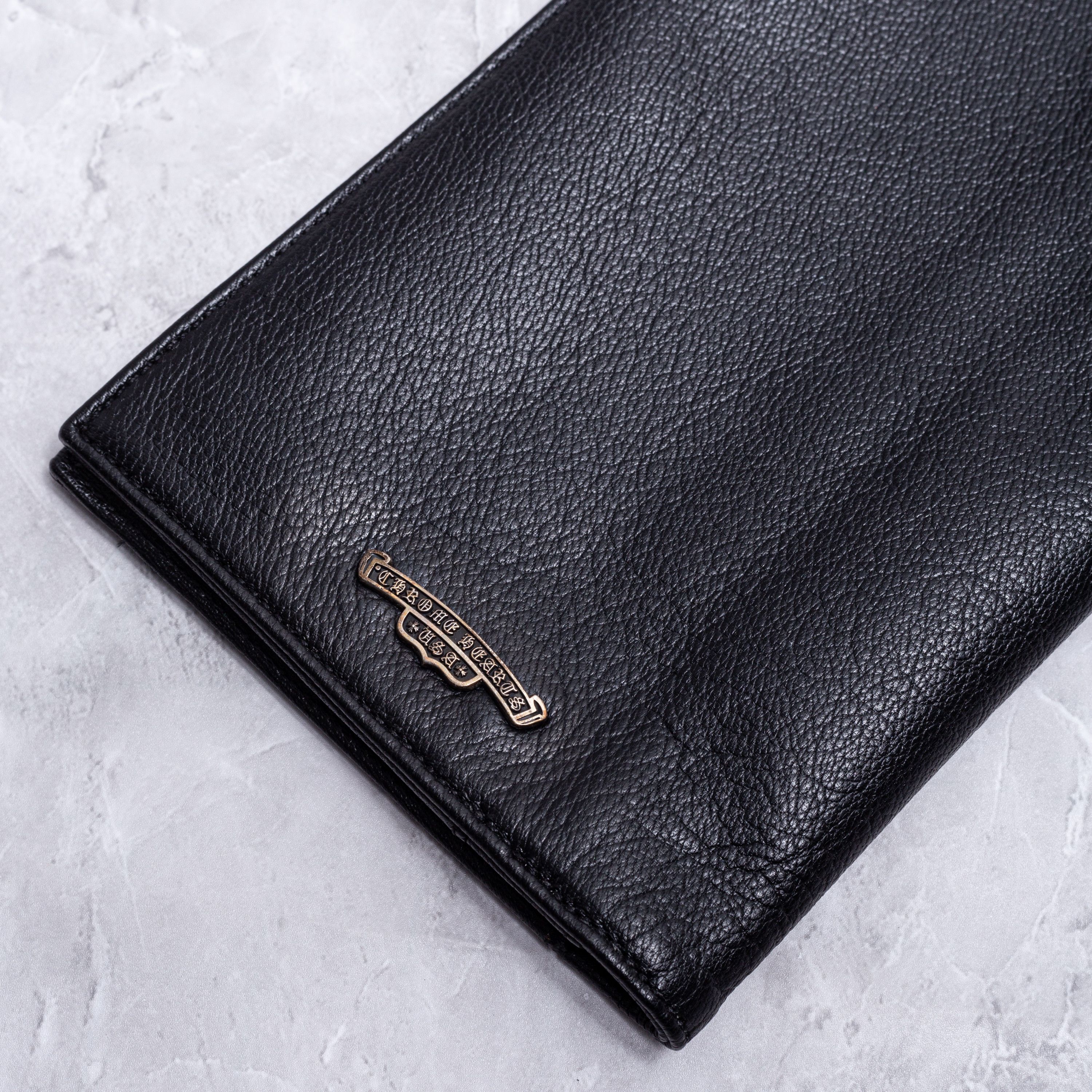 Chrome Hearts CHROME HEARTS Scroll Label TRVL DOX Wallet BLACK Size ONE SIZE - 4 Thumbnail