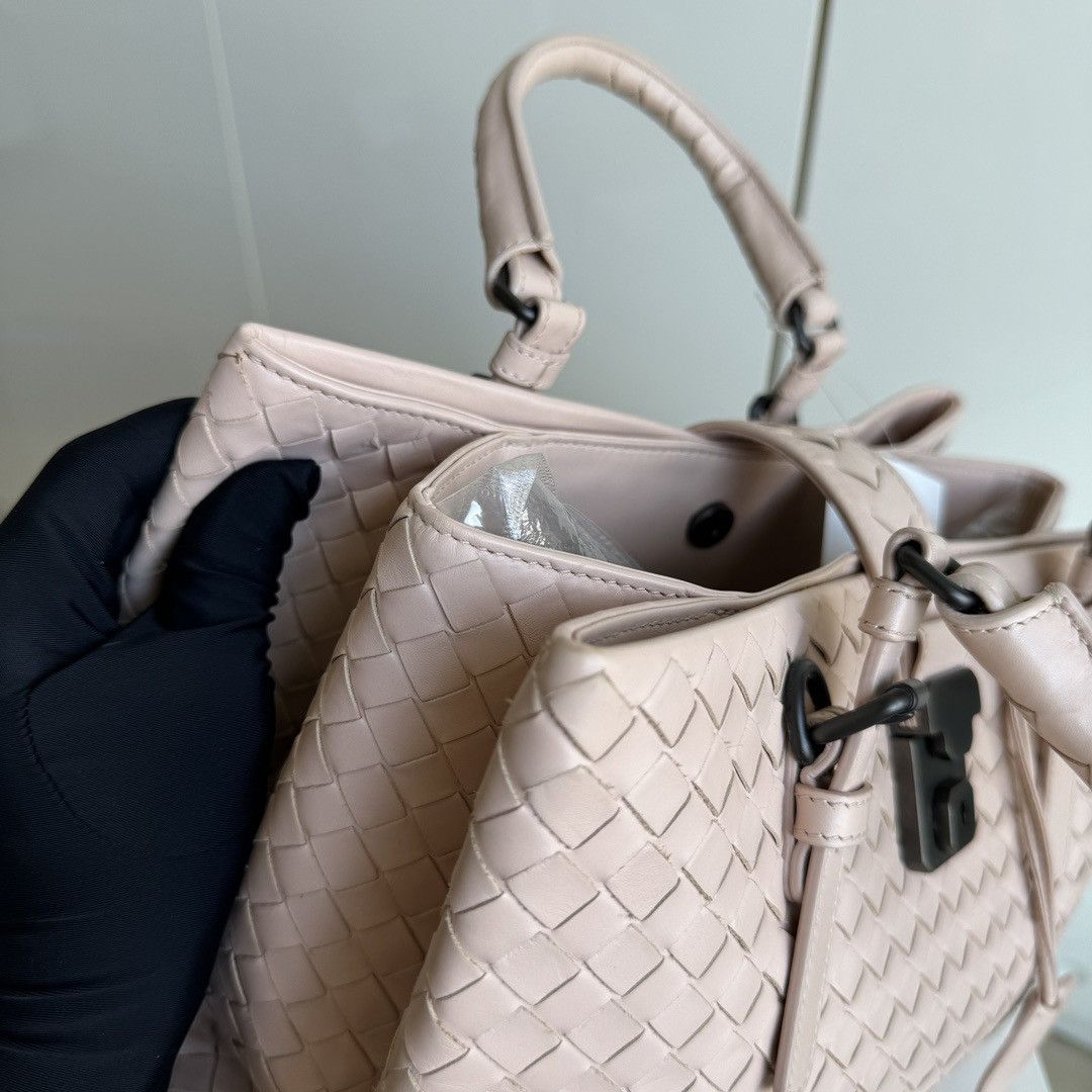 Bottega Veneta Bottega Veneta Intrecciato Nappa Small Roma Leather Tote Size ONE SIZE - 14 Thumbnail