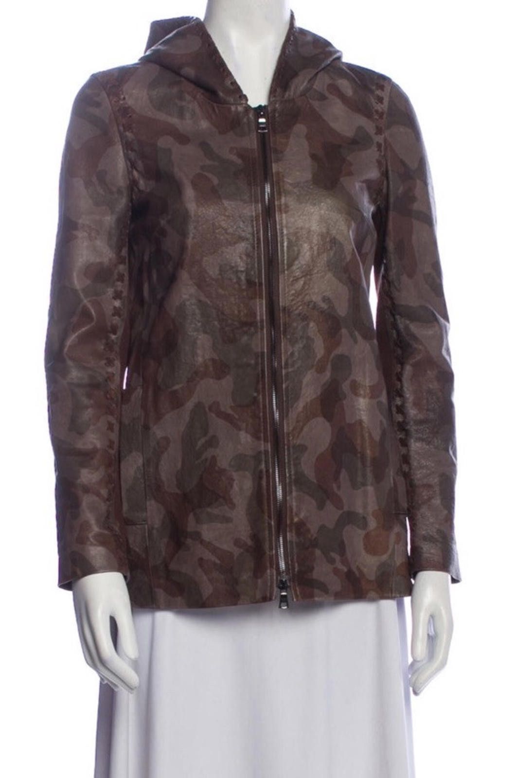 Other Christensen Genuine Lamb Military Hooded Jacket Sz 2/XS Size XS / US 0-2 / IT 36-38 - 1 Thumbnail