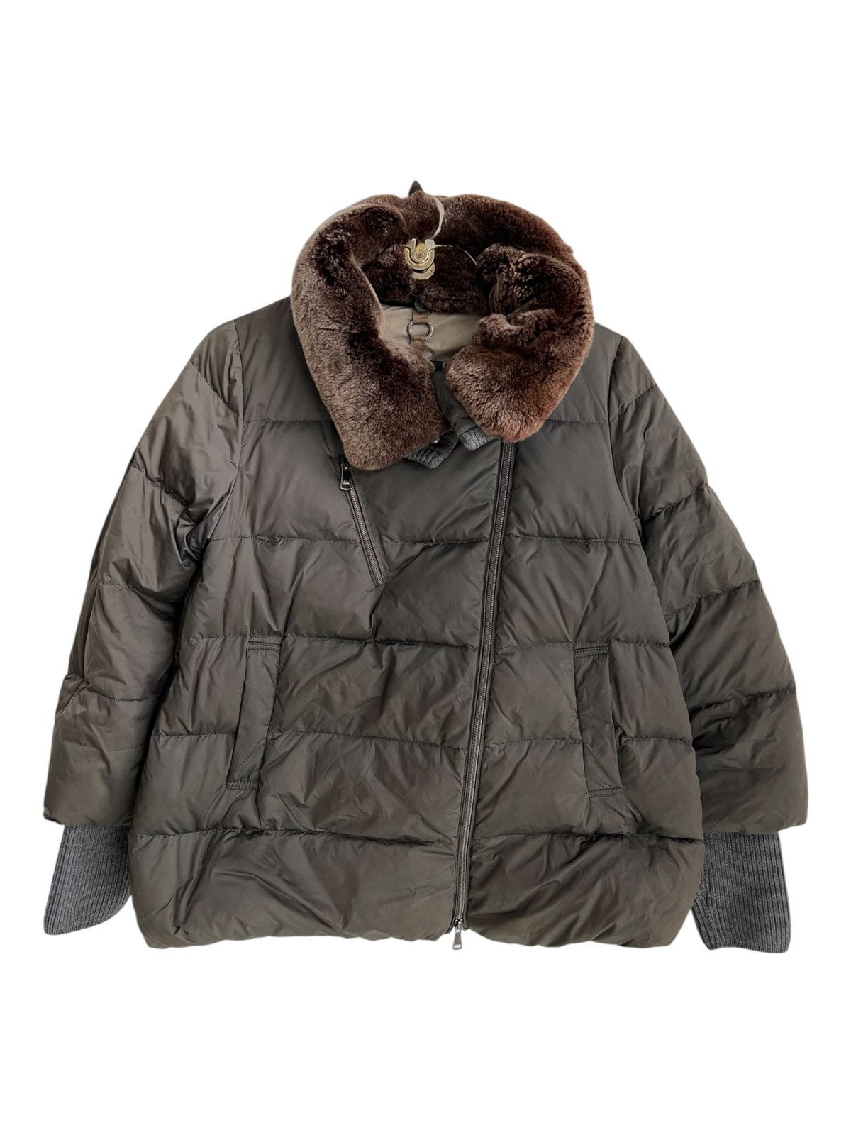 Duvetica MABRUN 🇮🇹 Moncler Genius 🐇 Fur APCLPS Lightweight Down Jacket Size M / US 6-8 / IT 42-44 - 1 Thumbnail
