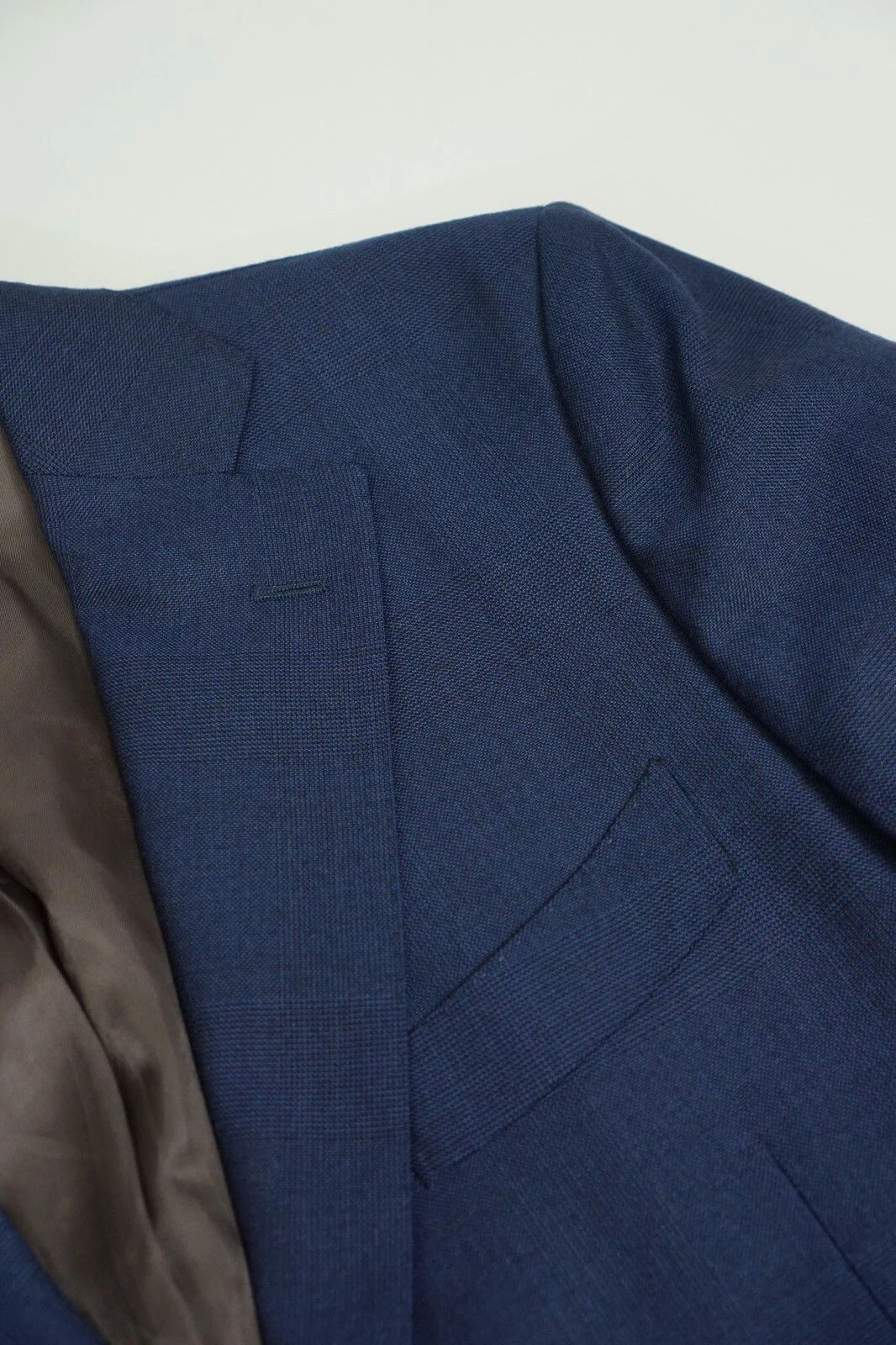 Suitsupply Men Suitsupply Blazer Lazio Wool Blue Vitale Barberis US38 Size 38R - 4 Thumbnail