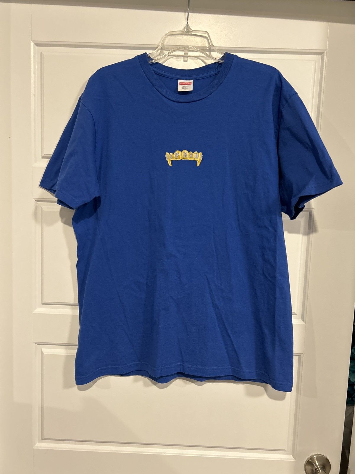 Royal blue supreme shirt clearance