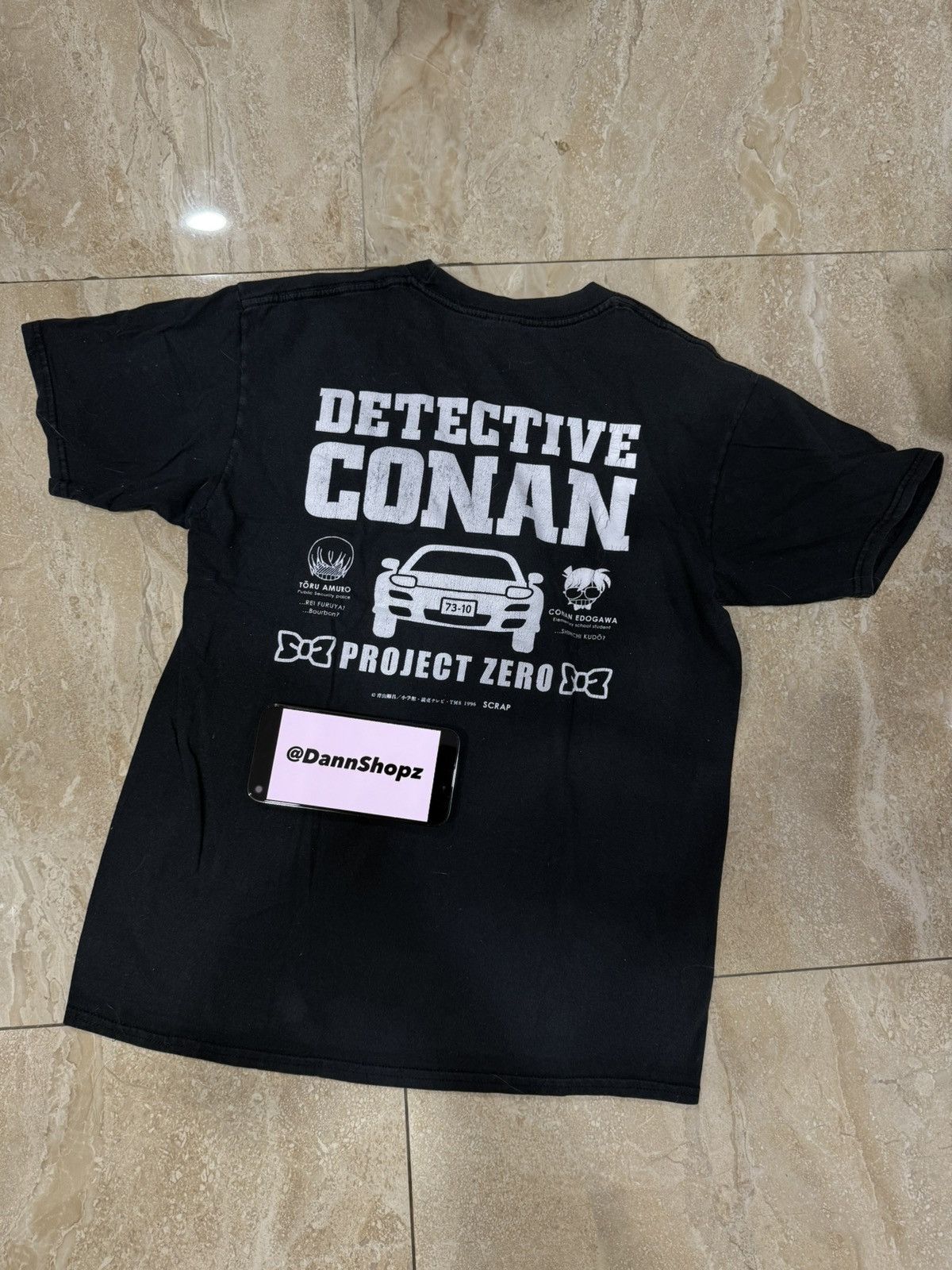 Vintage ‼️VINTAGE‼️ 1996's Detective Conan X PROJECT ZERO (GILDAN) Size US M / EU 48-50 / 2 - 6 Thumbnail