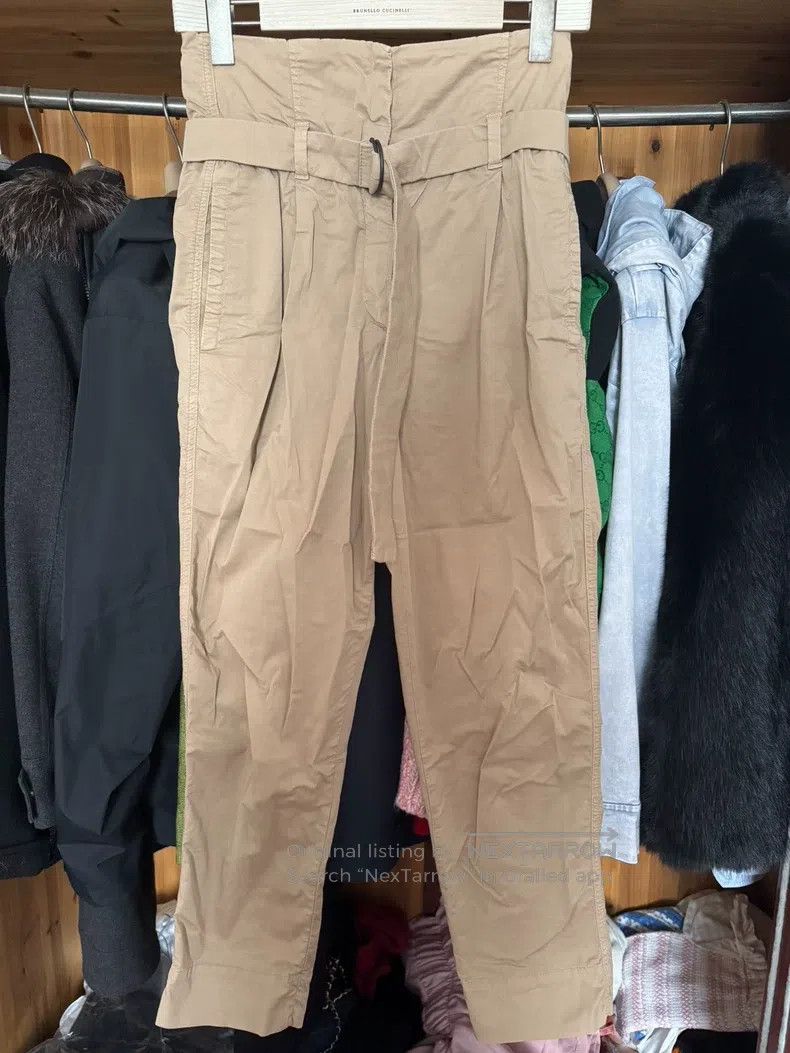 Brunello Cucinelli Brunello Cucinelli High Waist Pants Size 25" / US 0 / IT 36 - 1 Thumbnail