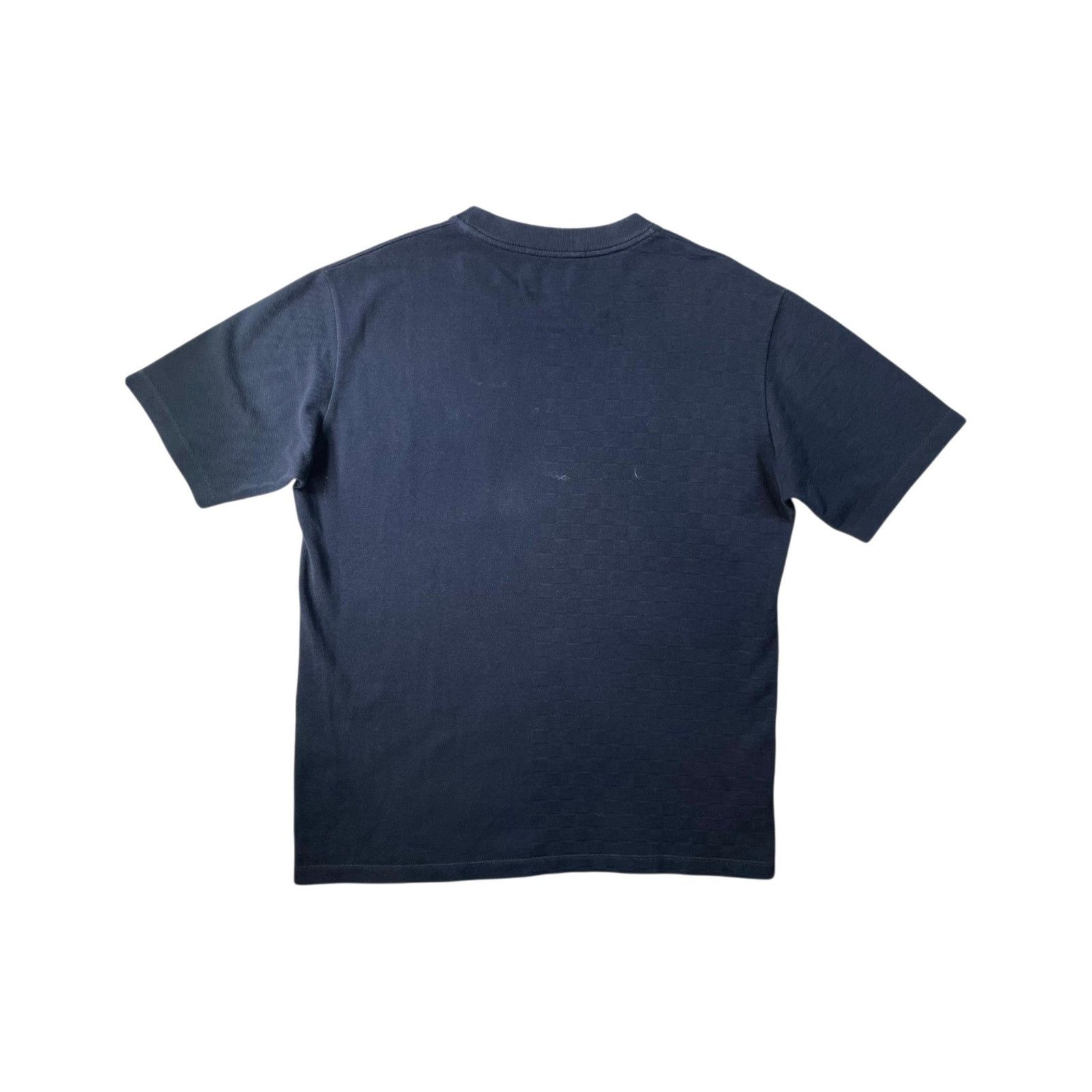 Louis Vuitton Louis Vuitton "Damier Knit" Navy Tee Size US XL / EU 56 / 4 - 2 Thumbnail
