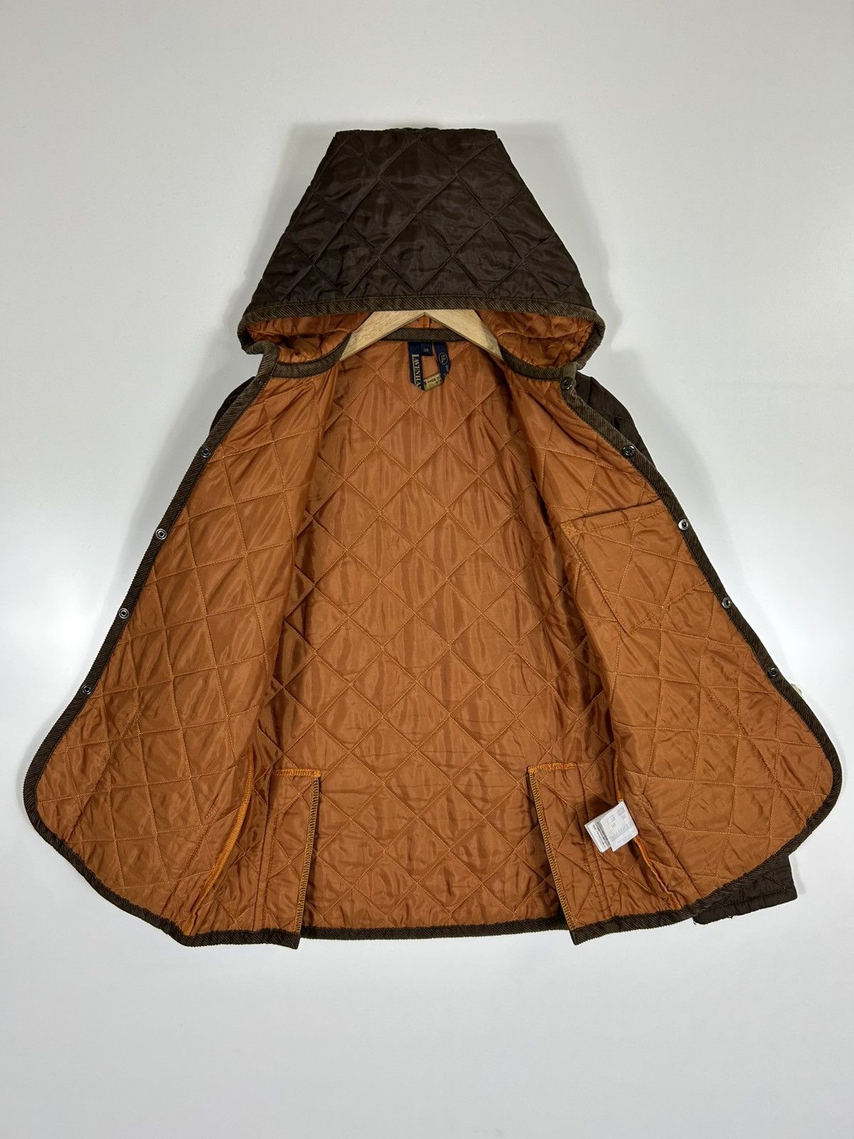 Lavenham 🔥Lavenham Suffolk Hooded Snap Button Quilted Jacket Size XS / US 0-2 / IT 36-38 - 9 Thumbnail