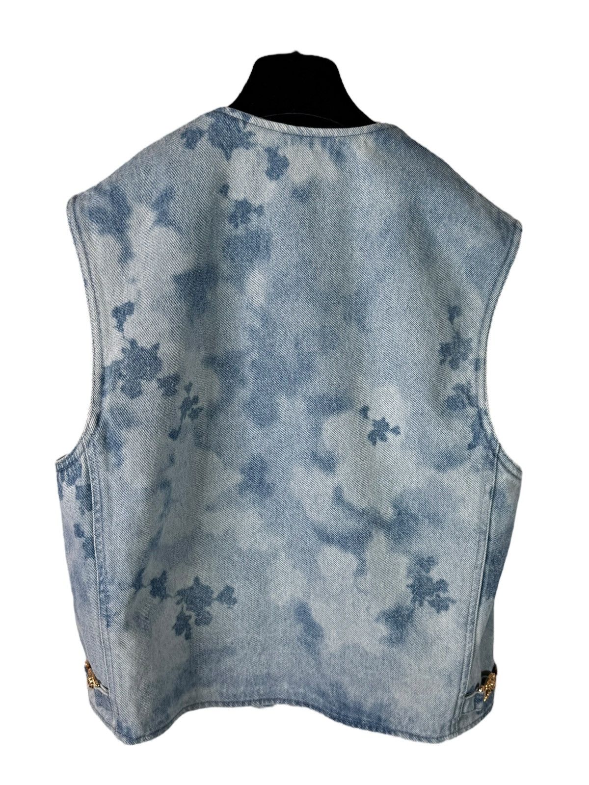 Versace Versace Men’s Denim Vest with Medusa Details Size 48 Size US M / EU 48-50 / 2 - 2 Thumbnail