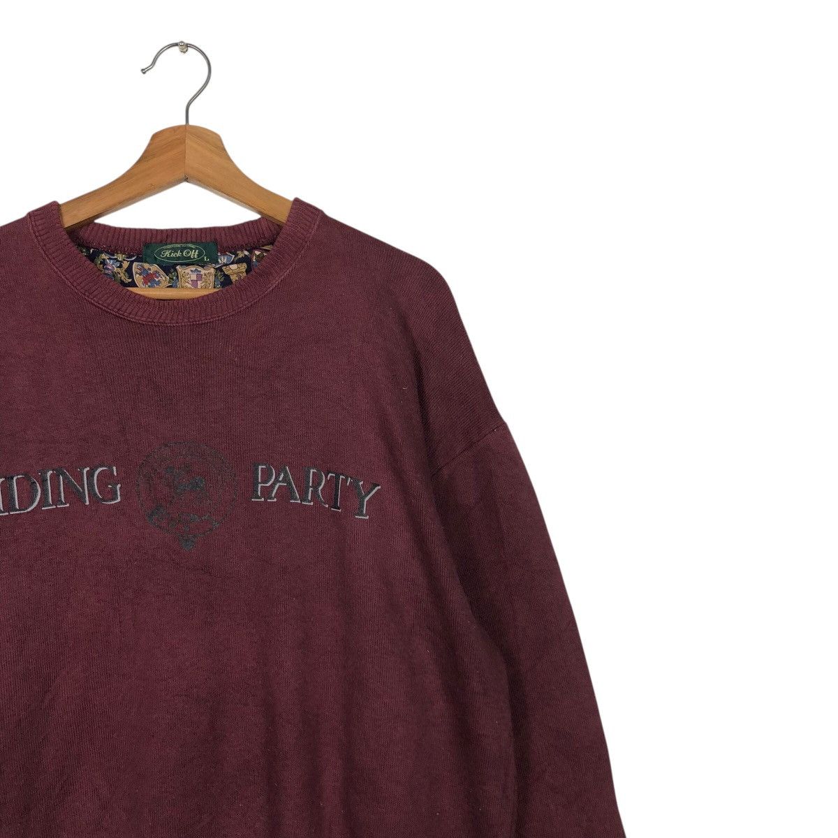 Japanese Brand 📌Vintage Sweatshirt Riding Party Big Logo Issey Miyake Size US L / EU 52-54 / 3 - 7 Thumbnail