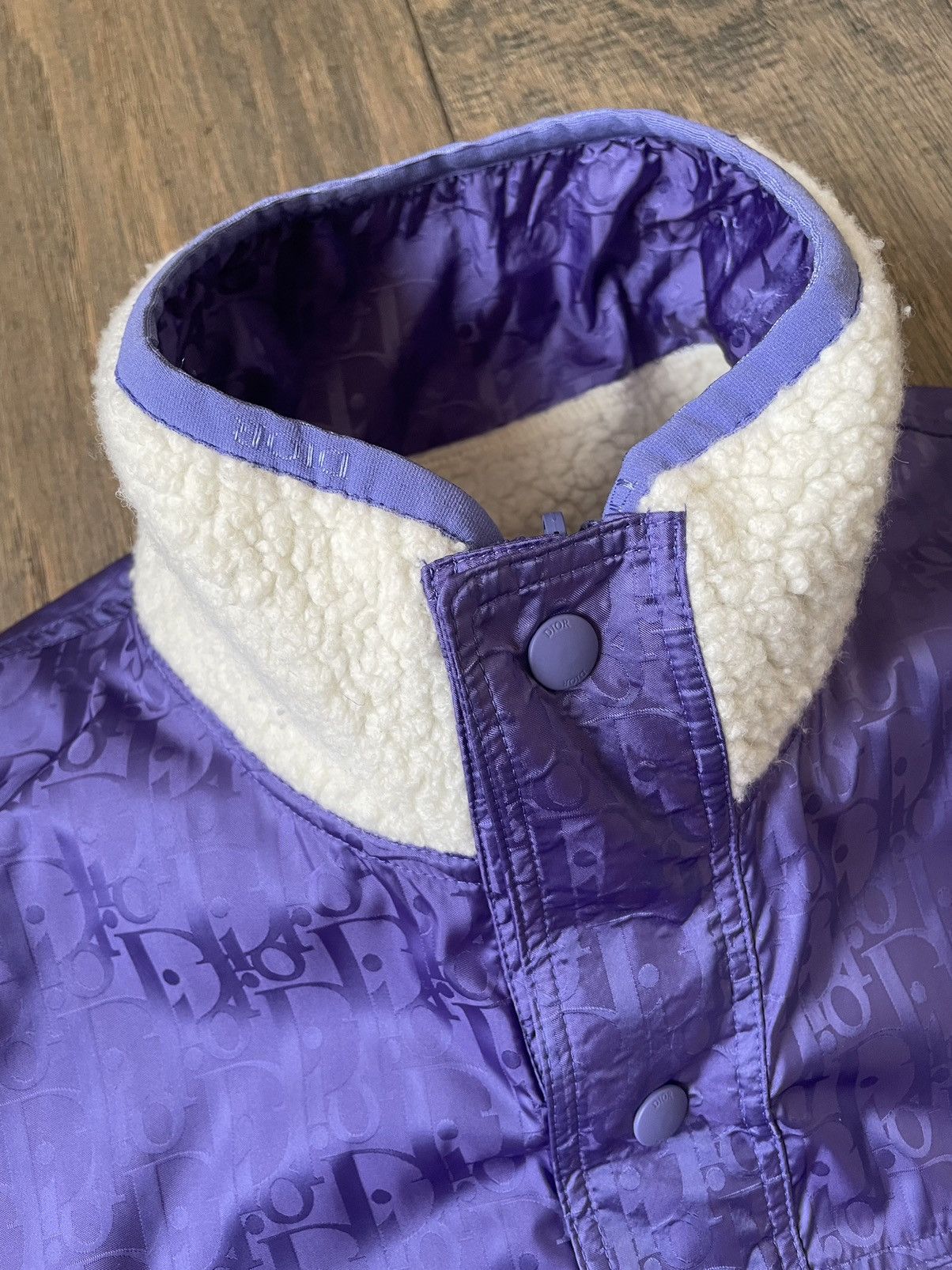 Dior Dior Oblique Reversible Puffer/Sherpa Jacket Size US M / EU 48-50 / 2 - 12 Thumbnail