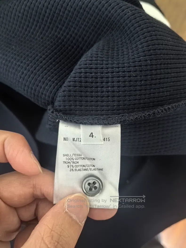 Thom Browne Thom Browne Waffle Sweatshirt Size US XL / EU 56 / 4 - 5 Thumbnail