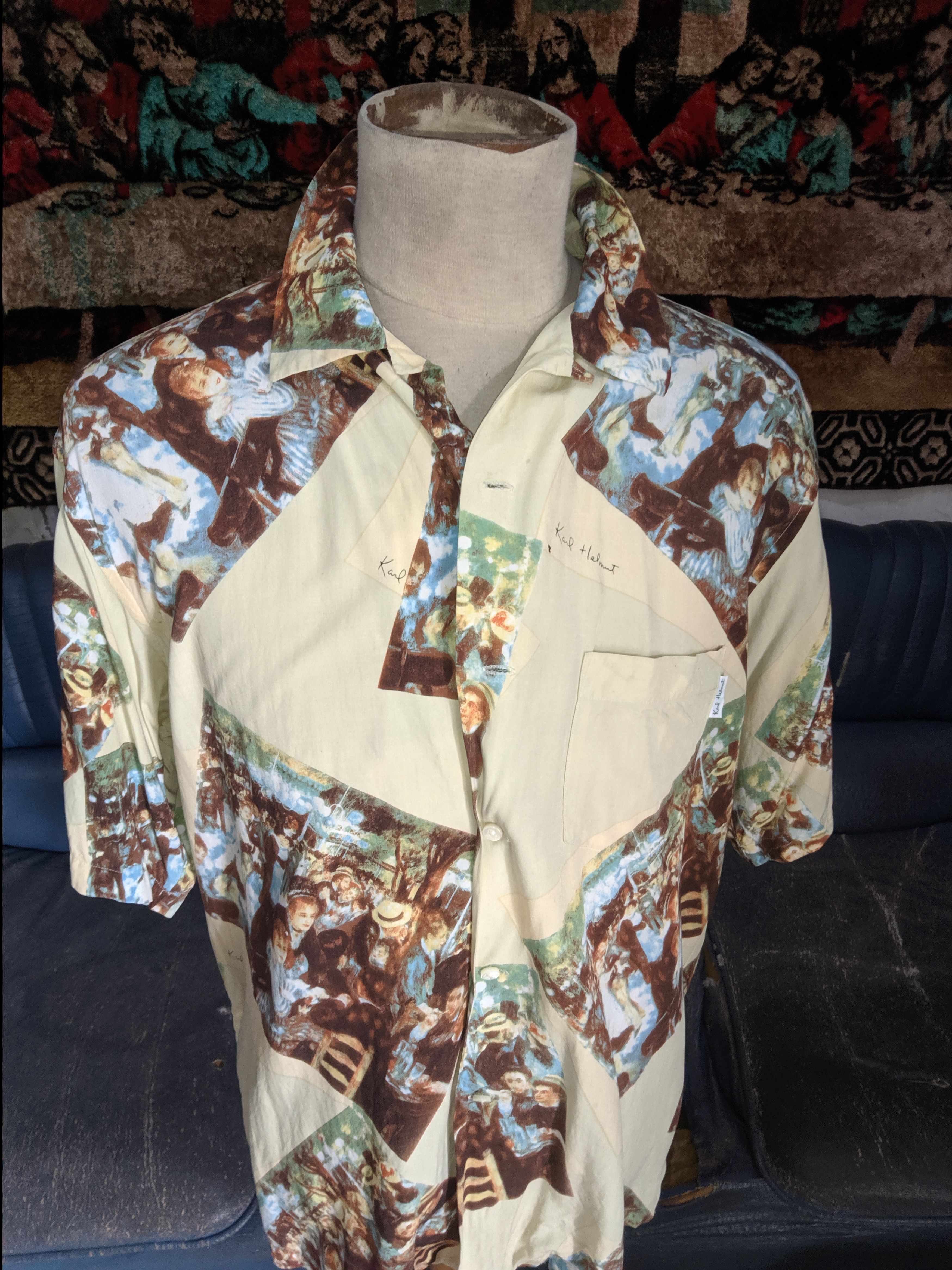 Vintage 🌹 Pierre Auguste Renoir L 🌹 Size US L / EU 52-54 / 3 - 12 Thumbnail
