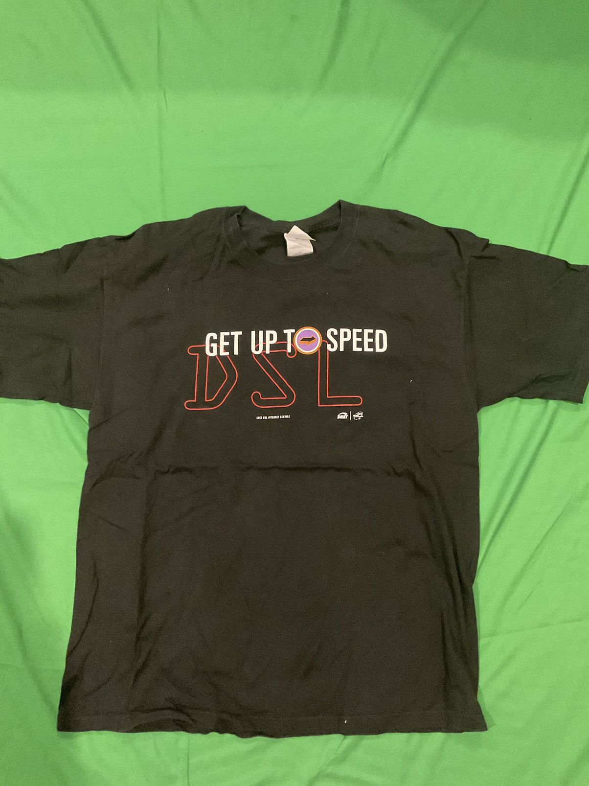 Vintage Vintage Black and red DSL skateboarding tee Size US XL / EU 56 / 4 - 1 Thumbnail