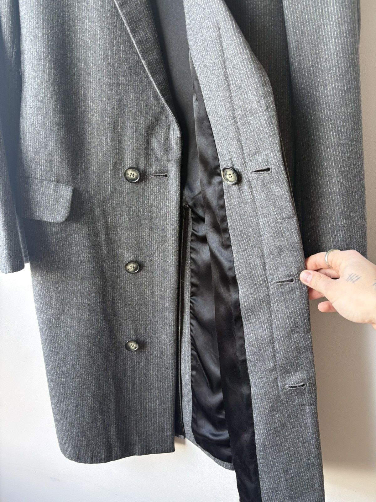 Raf Simons Raf Simons AW98-99 "Radioactivity" Cashmere Wool Trench Coat Size US S / EU 44-46 / 1 - 7 Thumbnail