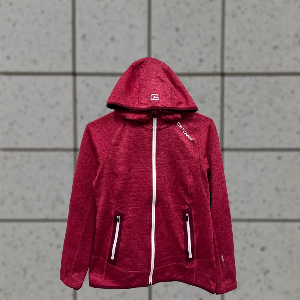ORTOVOX ORTOVOX Merino Inside Zip Hoodie Women's M Crimson Logo Vintage? No (N/A) Size M / US 6-8 / IT 42-44 - 1 Thumbnail