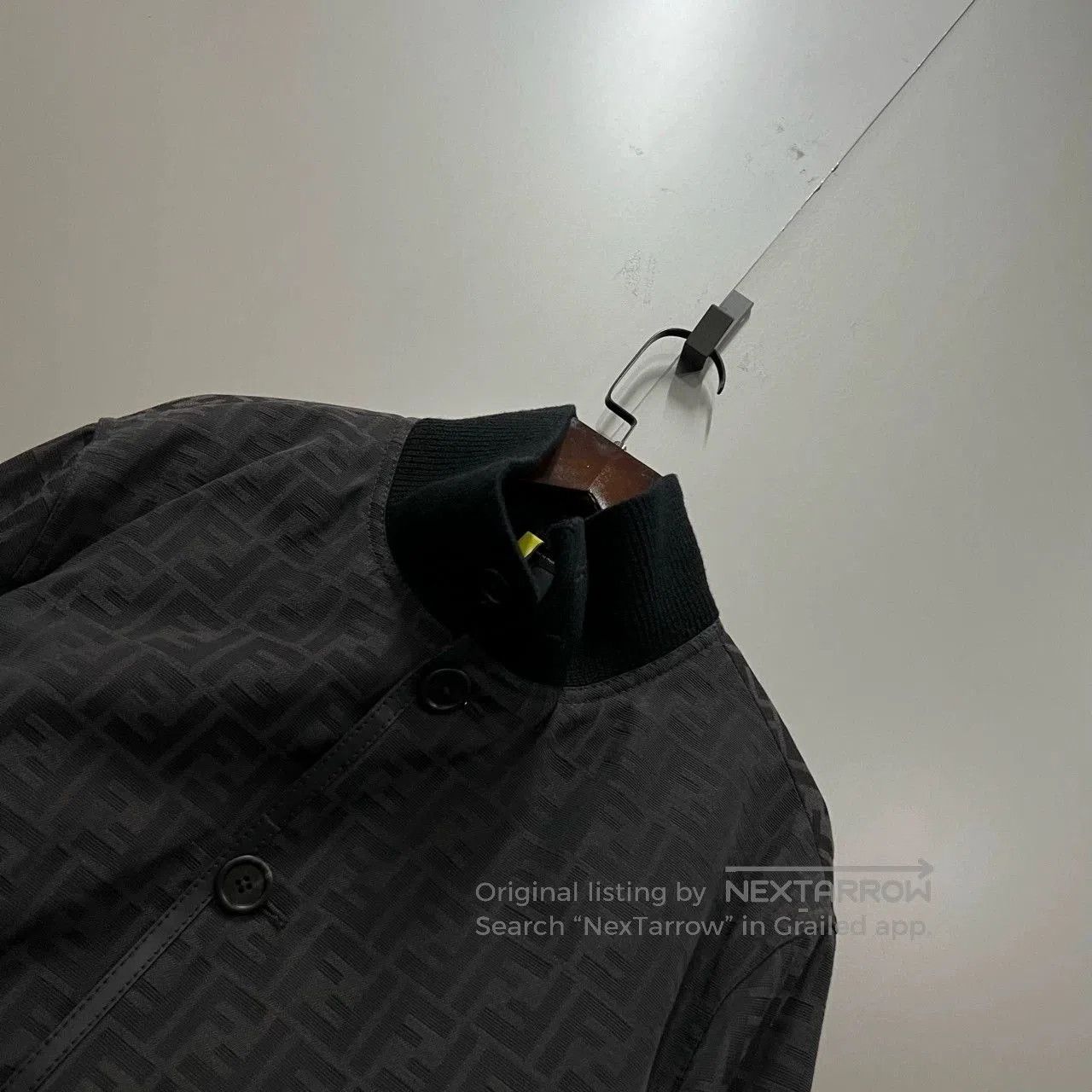Fendi FENDI FF Monogram Stand Collar Jacket. Size US L / EU 52-54 / 3 - 3 Thumbnail