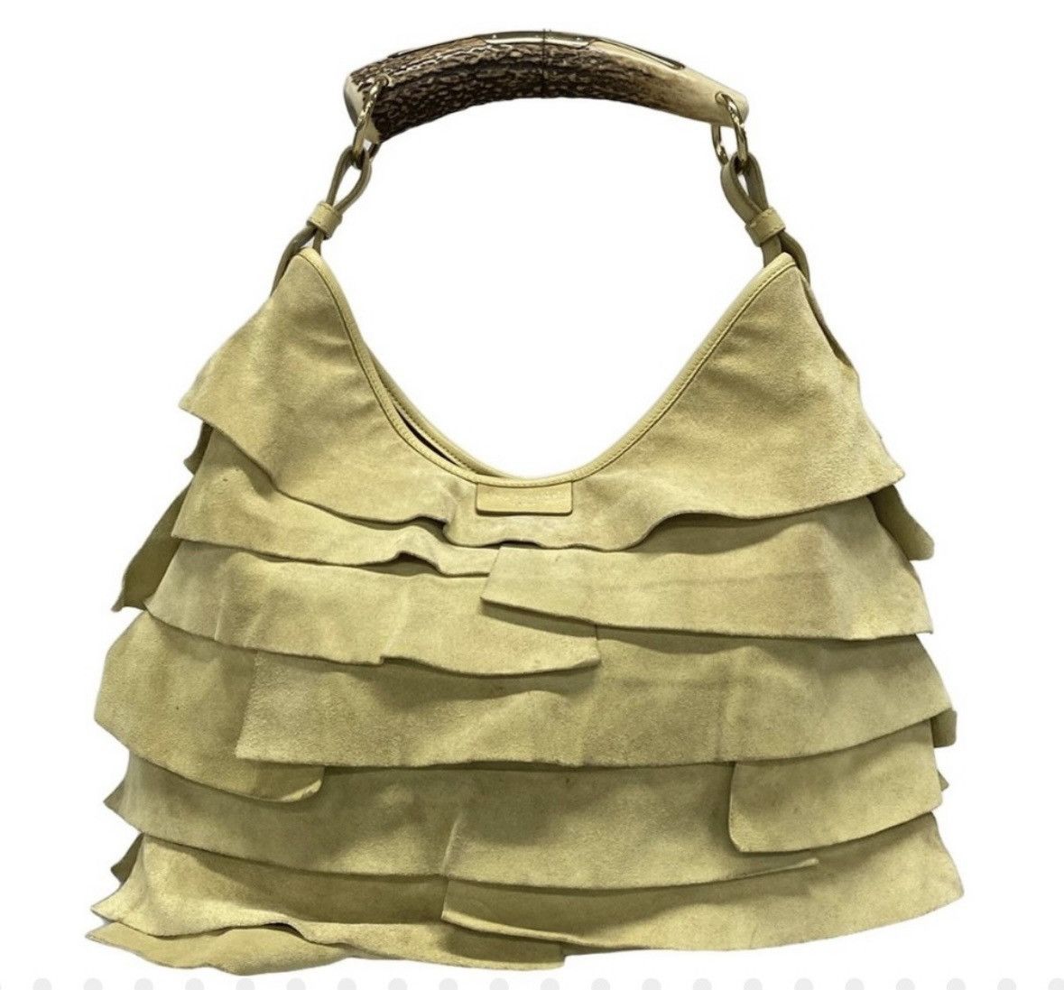 Yves Saint Laurent Beige Yves Saint Laurent Mombasa Saint Tropez Hobo Size ONE SIZE - 1 Thumbnail