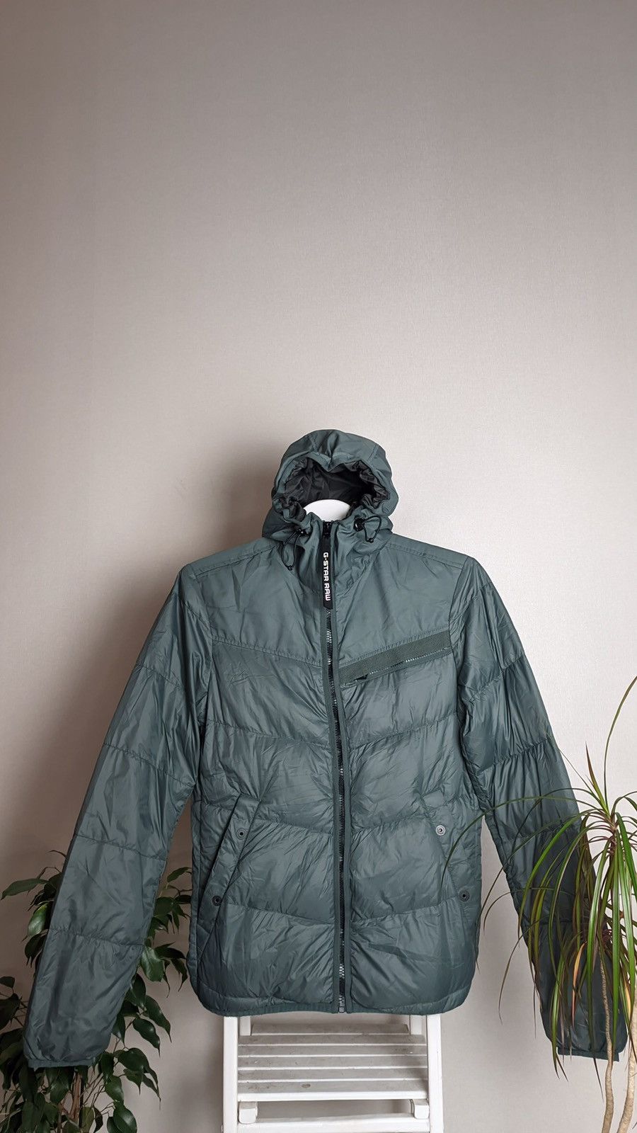 G-Star × If Six Was Nine × Le Grande Bleu (L.G.B.) G Star RAW Y2K down hooded jacket drill jacket Size US XS / EU 42 / 0 - 1 Thumbnail