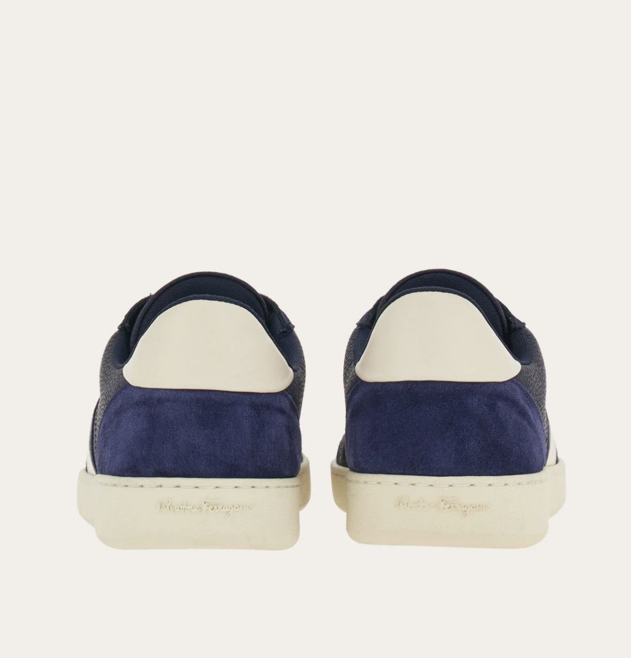 Salvatore Ferragamo Ferragamo Low top sneaker with signature Achille Blue Size US 7.5 / EU 40-41 - 2 Thumbnail