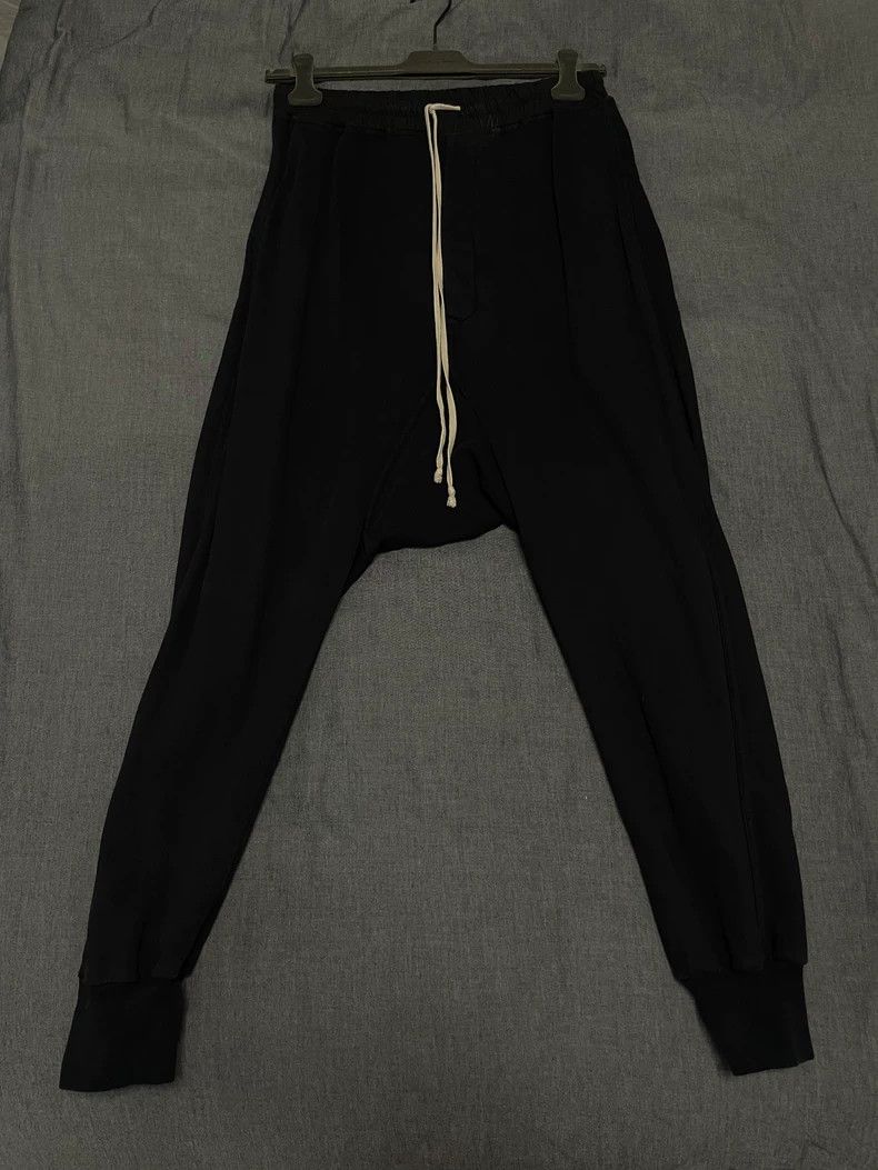 Rick Owens Rick Owens Drop-Crotch Cotton Pants - dmc Size US 32 / EU 48 - 1 Thumbnail