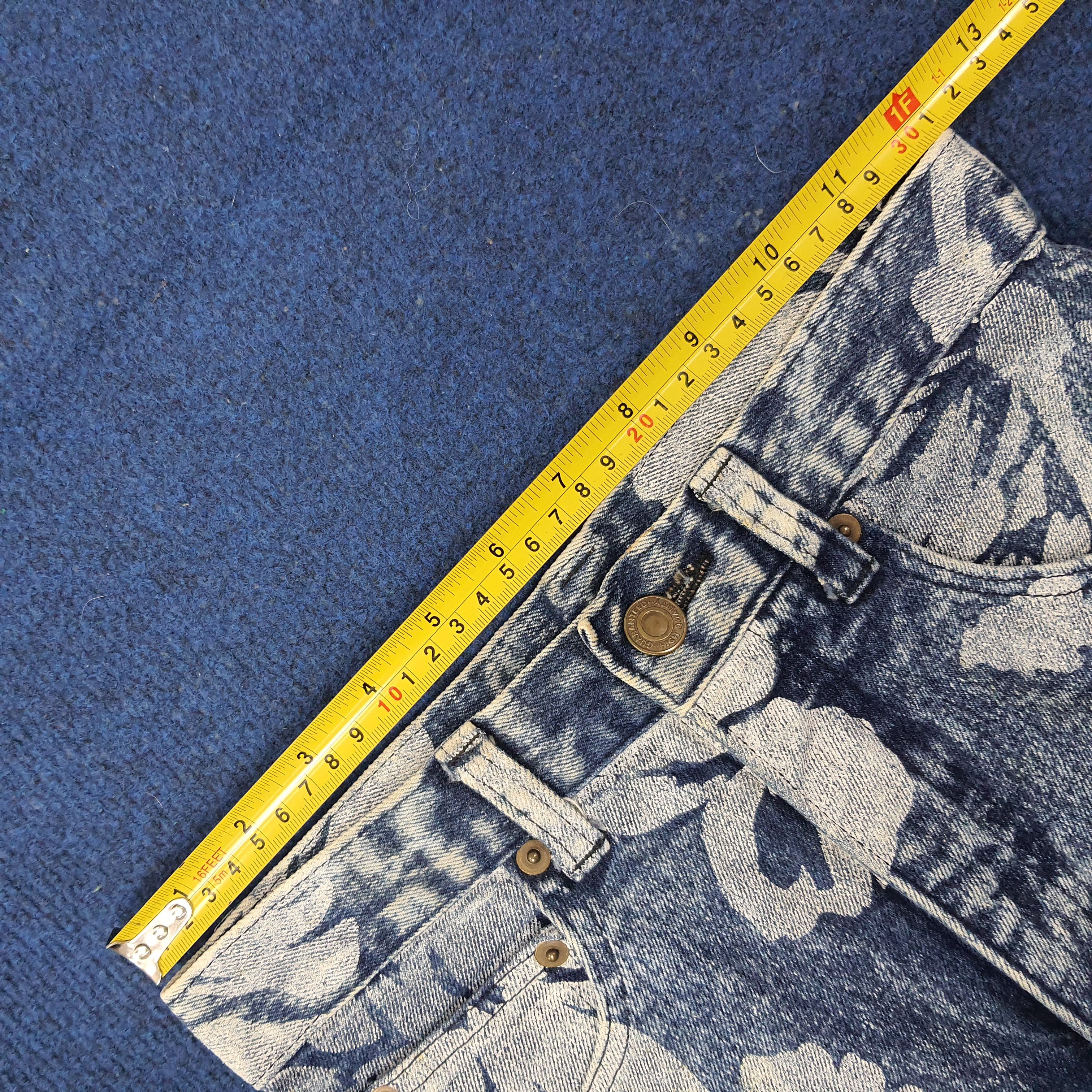 Japanese Brand Vintage Ryu Sports Full Print Jeans C258N26 Size 23" - 9 Thumbnail