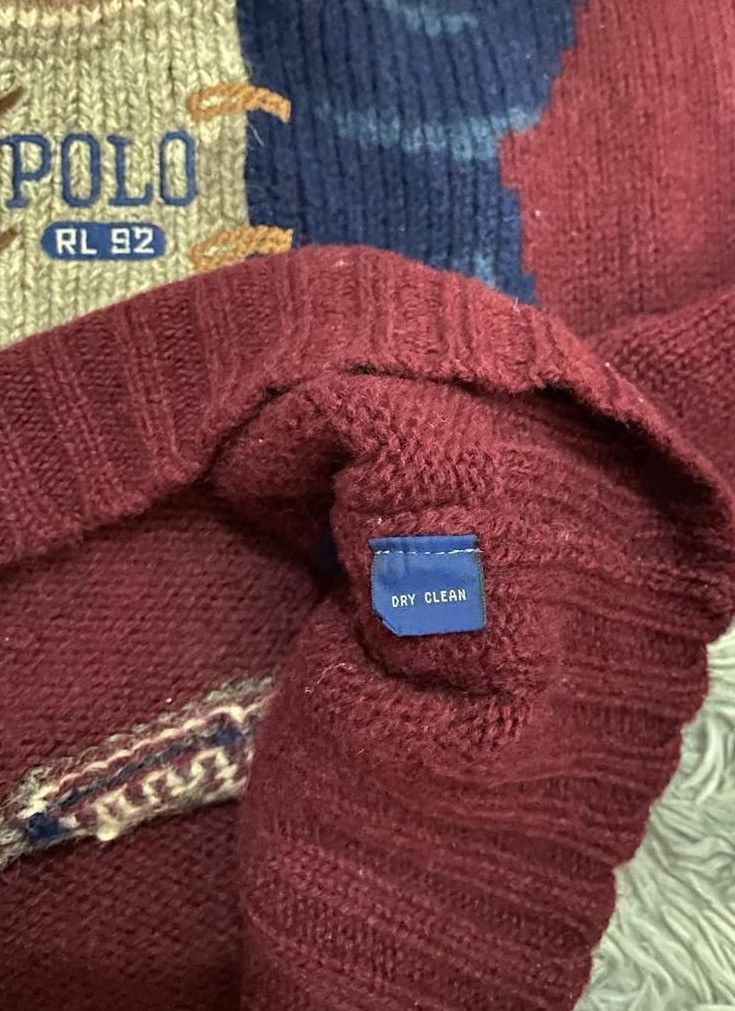 Polo Ralph Lauren Vintage Polo Ralph Lauren GRANDPA Bear Sweater Size US M / EU 48-50 / 2 - 4 Thumbnail