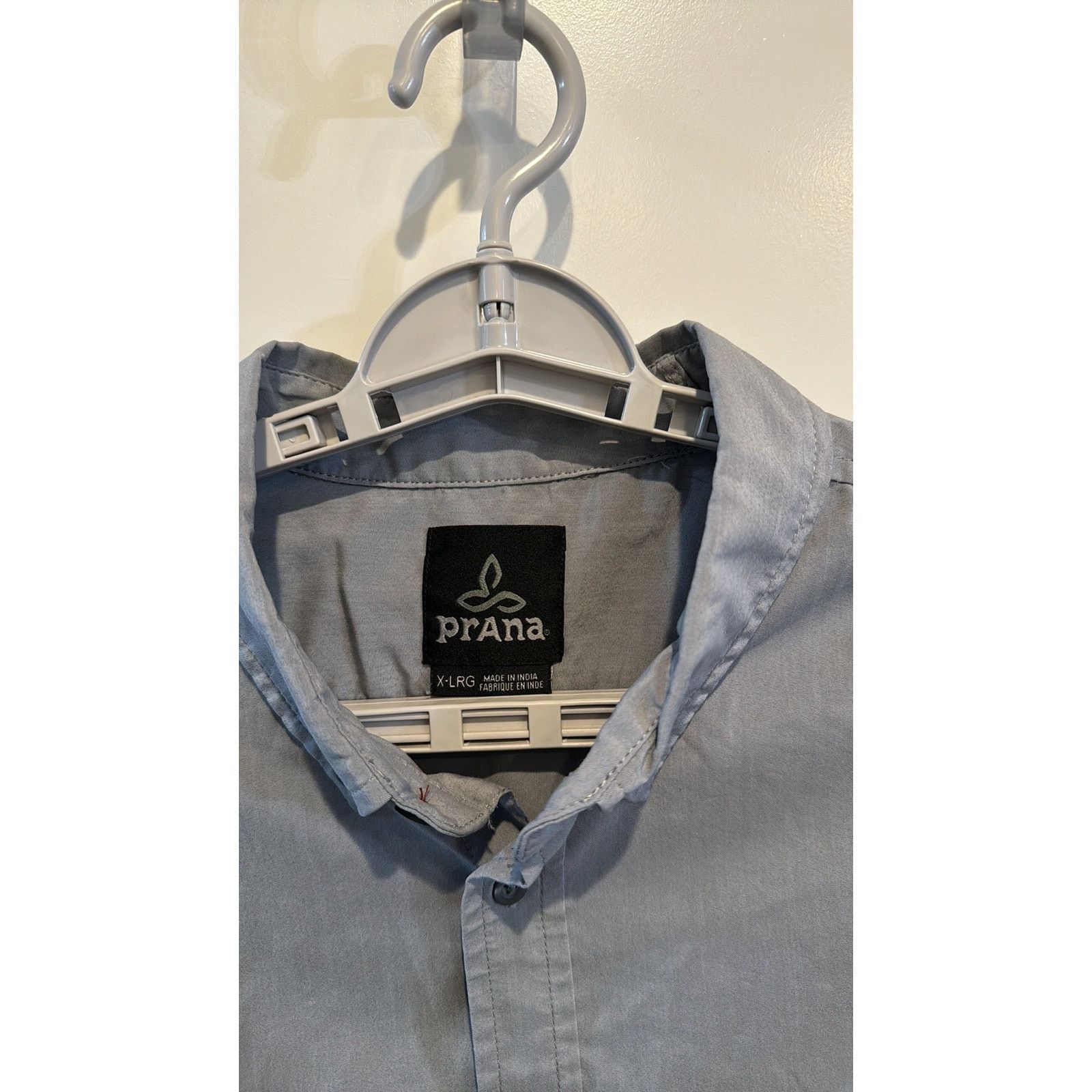 Prana Prana sz xl Gray Long Sleeve Tencel Blend Button Up Shirt Size US XL / EU 56 / 4 - 2 Thumbnail