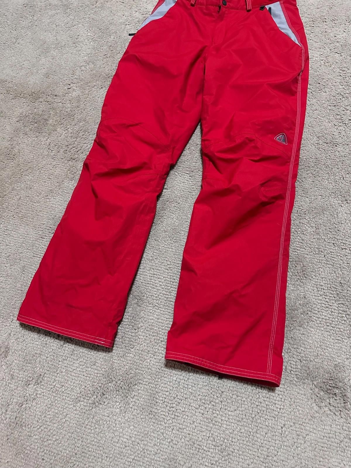 Nike Nike ACG Winter Vintage Ski Pants Red Womens M Size US 32 / EU 48 - 2 Thumbnail