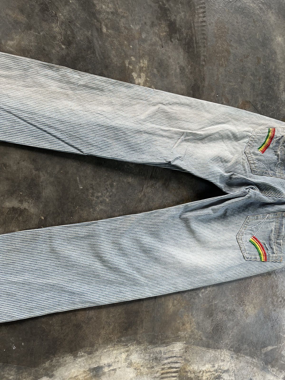 Hysteric Glamour × Japanese Brand × Vintage Hickory Denim Hysteric Inspired Size US 31 - 18 Thumbnail