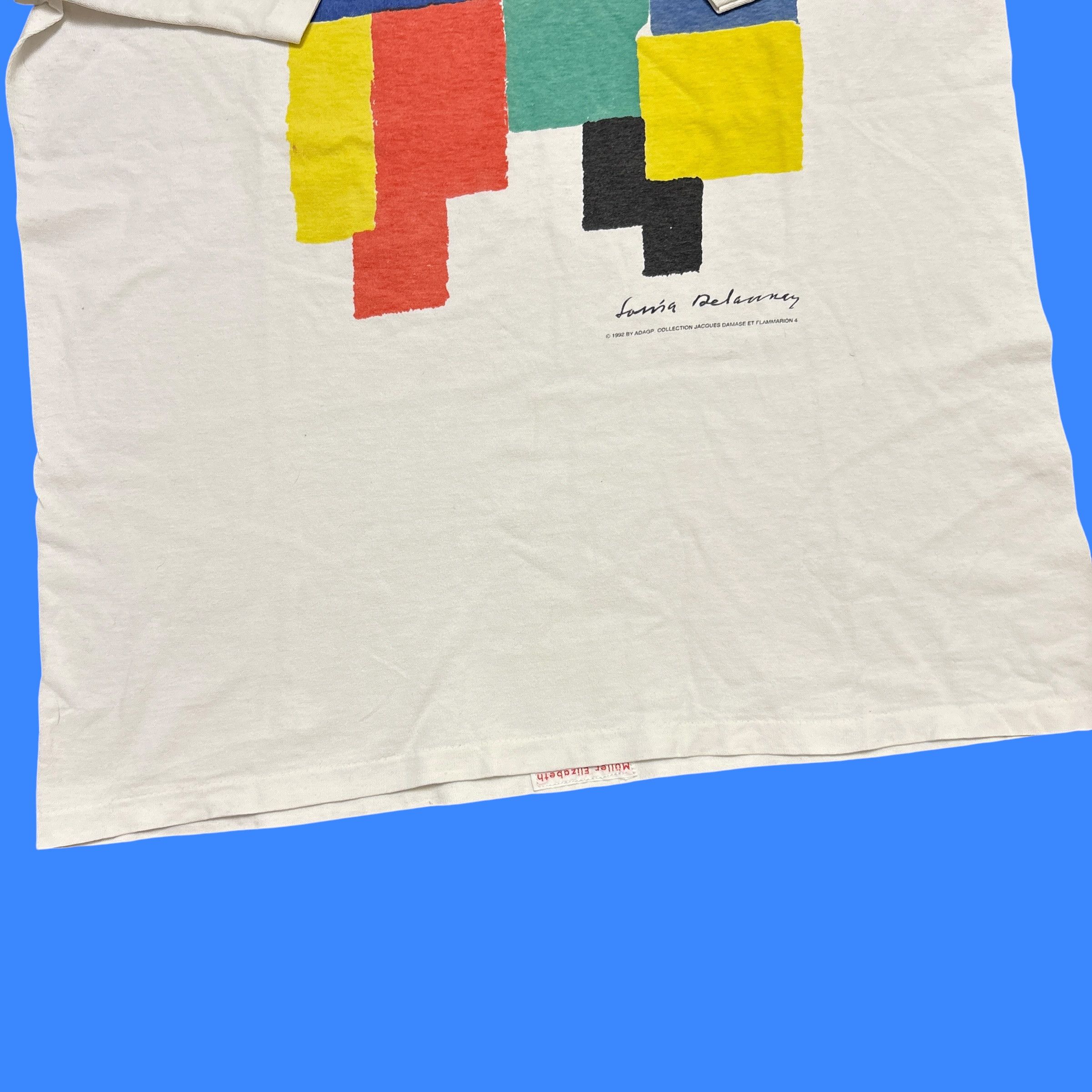 Vintage Sonia Delaunay Vintage Art T Shirt 90s Single Stitch Museum Size US L / EU 52-54 / 3 - 11 Thumbnail