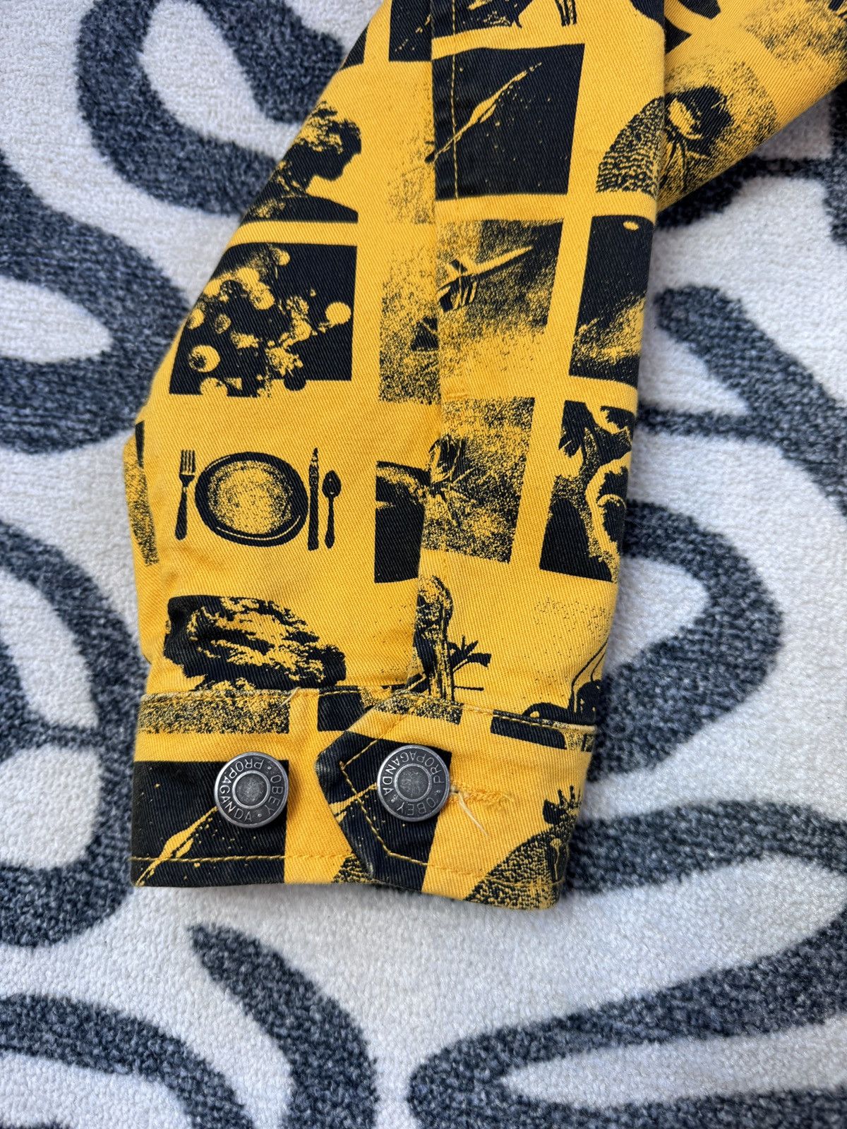 Obey Obey Chaos Jacket Yellow Size Large Size US L / EU 52-54 / 3 - 7 Thumbnail