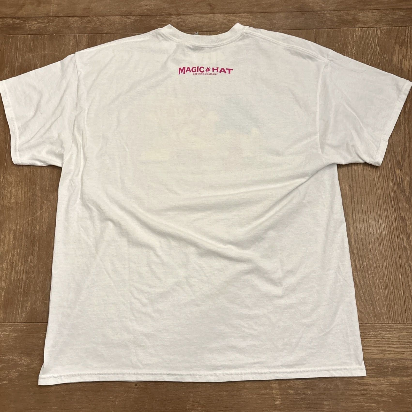 Vintage RARE Magic Hat Brewing Co. Margarita Goes T-Shirt Adult XL White Mens Size US XL / EU 56 / 4 - 4 Thumbnail
