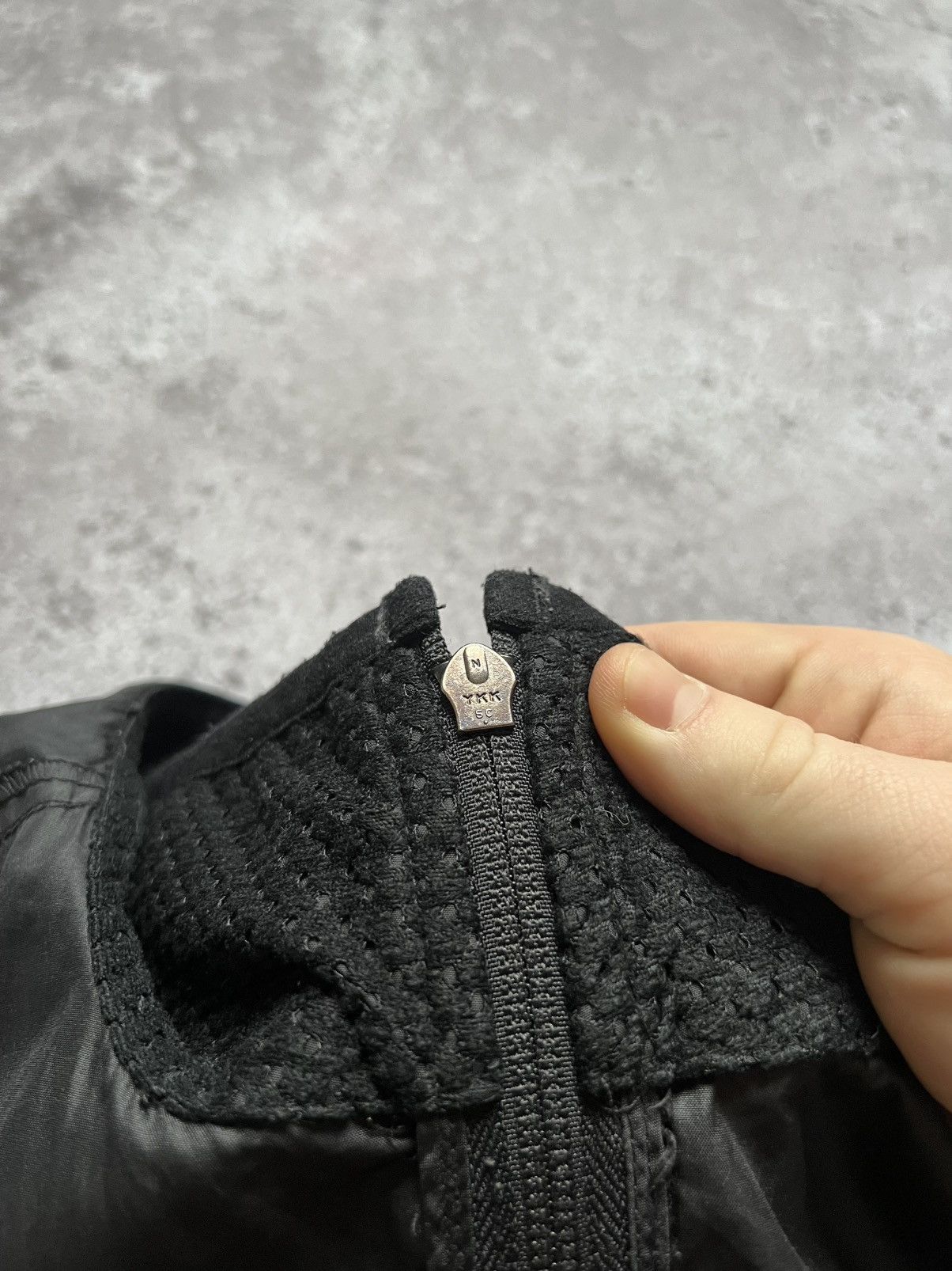 Nike × Vintage Vintage Nike 90s Nylon Track Jacket Black Size US XL / EU 56 / 4 - 16 Thumbnail