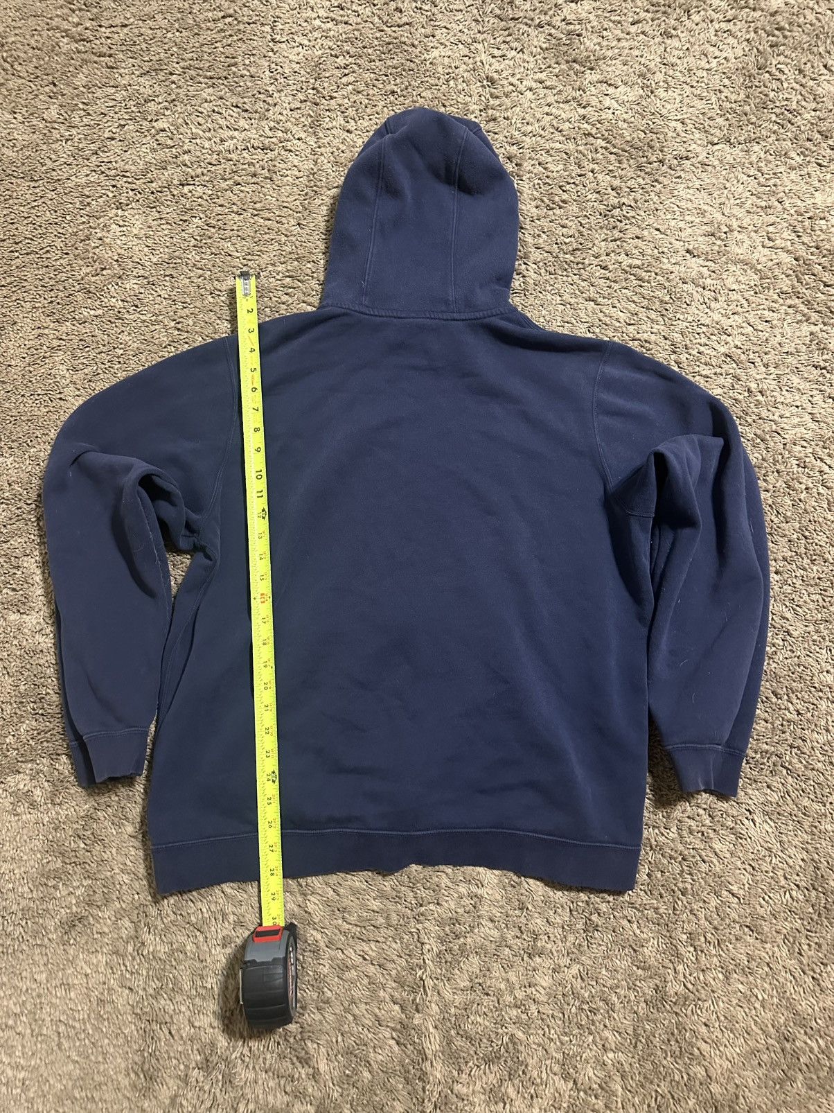 Nike Vintage Nike sportswear “triple navy” hoodie 00s size xl Size US XL / EU 56 / 4 - 7 Thumbnail