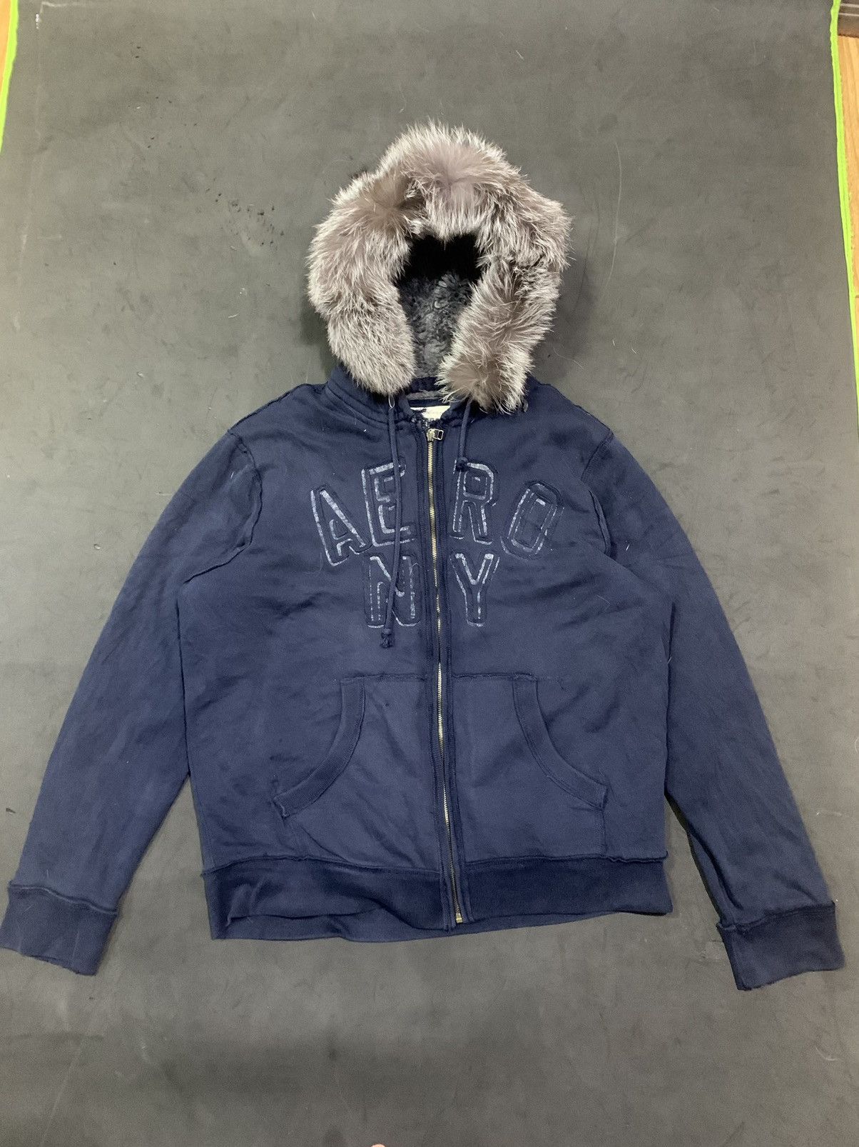 Aeropostale 💸BINDINGOFFER💸Aeropostale Faux FurHoodie lgb ifsixwasnine Size US L / EU 52-54 / 3 - 5 Thumbnail
