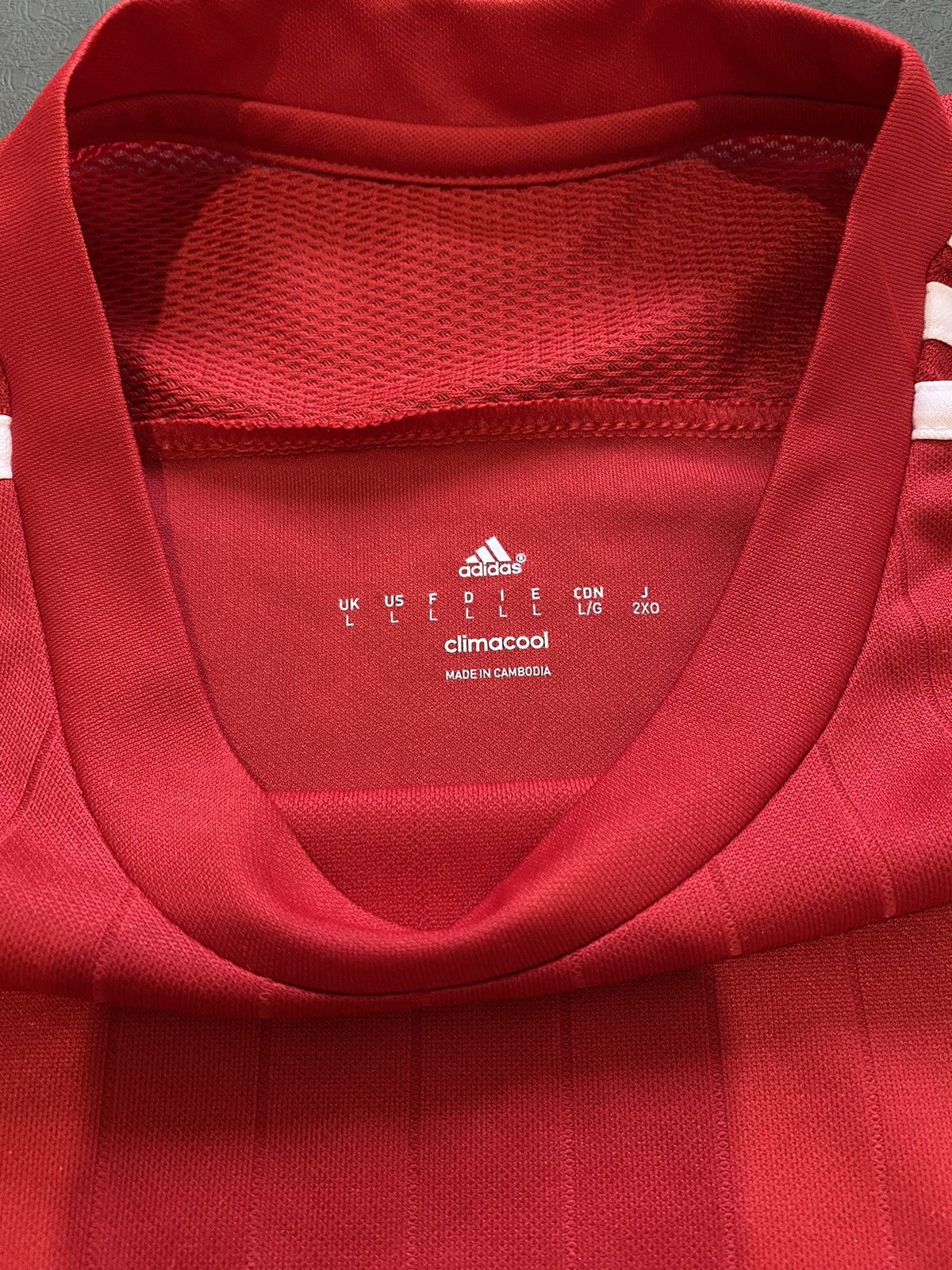 Adidas Wales Team Training Jersey Football SHirt Red Adidas Mens L Size US L / EU 52-54 / 3 - 4 Thumbnail